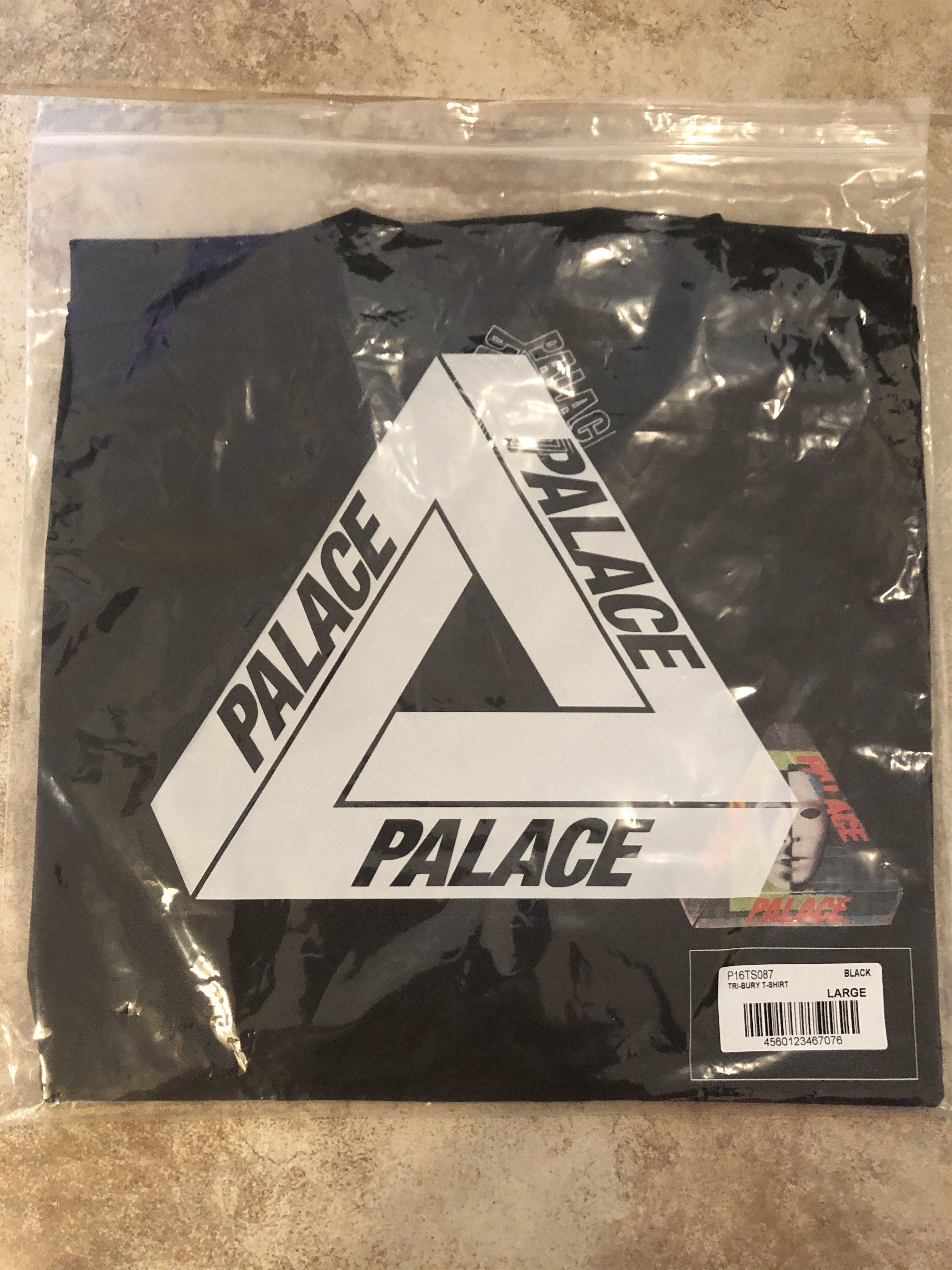 PALACE SKATEBORDS TRI-TEX T-SHIRT BLACK Palace Skateboards 
