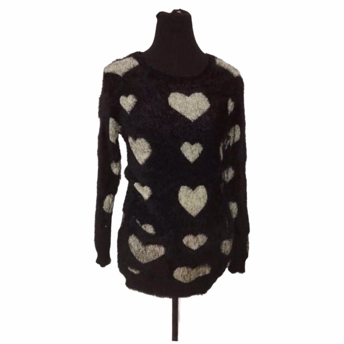 Other 📌CREATORE Fluffy/Mohair Pullover Monogram Love ♥️Design Size US XS / EU 42 / 0 - 8 Thumbnail