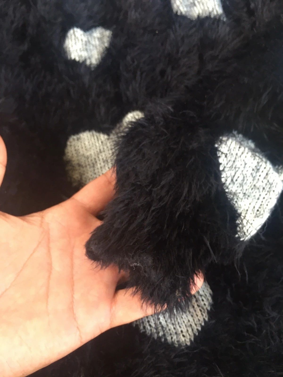 Other 📌CREATORE Fluffy/Mohair Pullover Monogram Love ♥️Design Size US XS / EU 42 / 0 - 3 Thumbnail