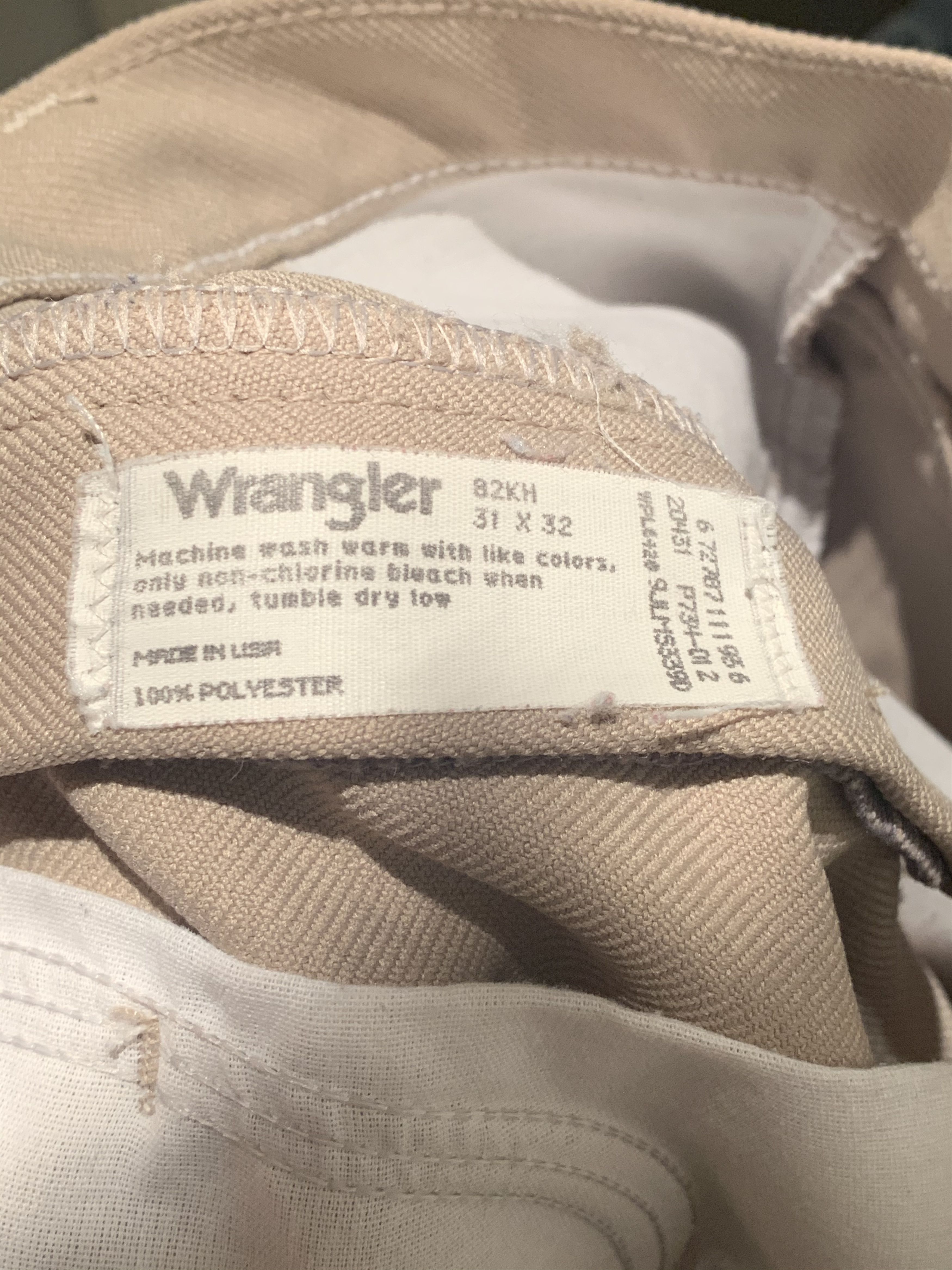 Vintage *RARE* Vintage Wrangler Creased USA-Made Casual Pants Size US 31 - 7 Thumbnail