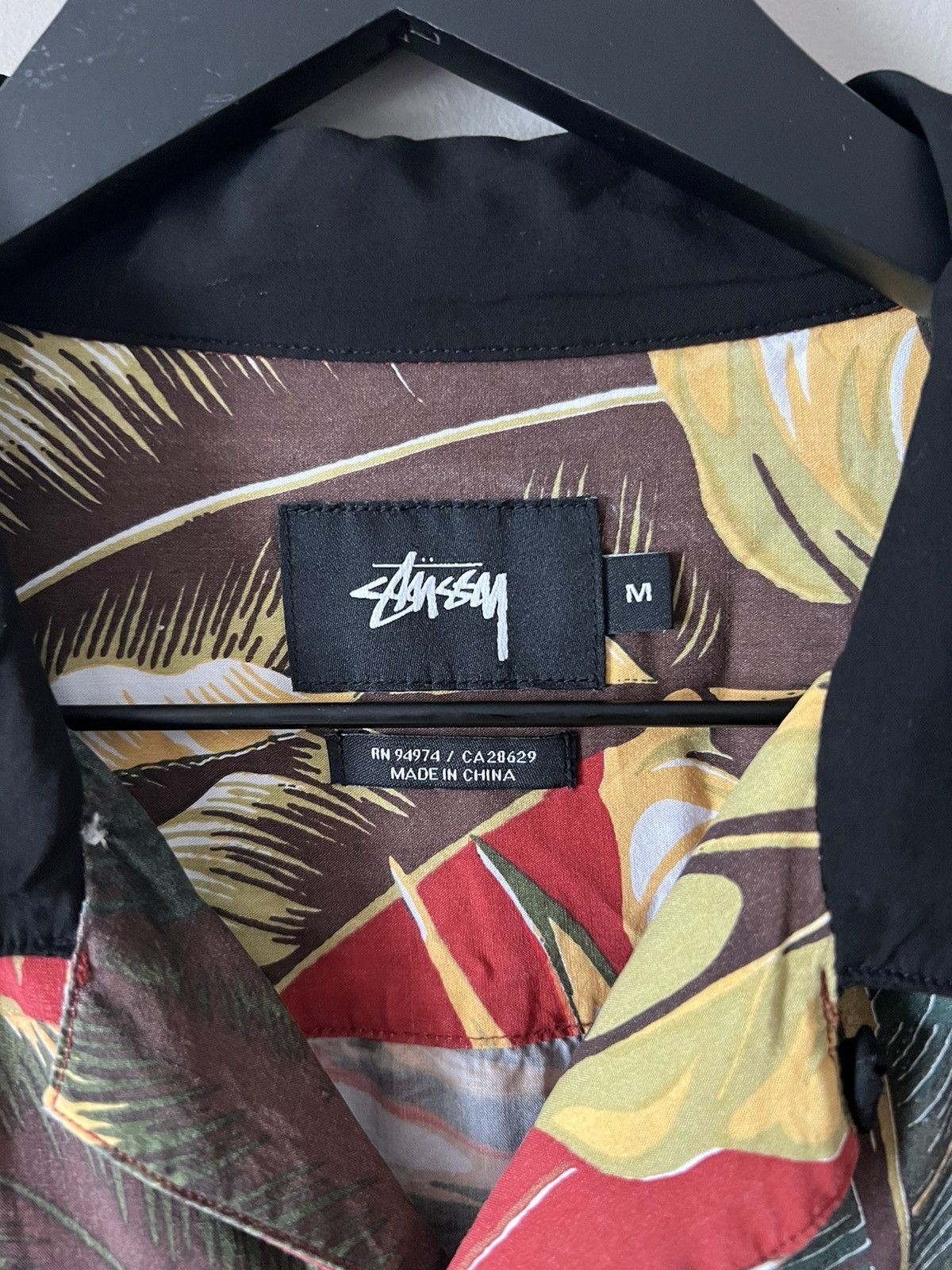 Stussy Stussy Floral Print Button Up Short Sleeve Shirt Size US L / EU 52-54 / 3 - 4 Thumbnail