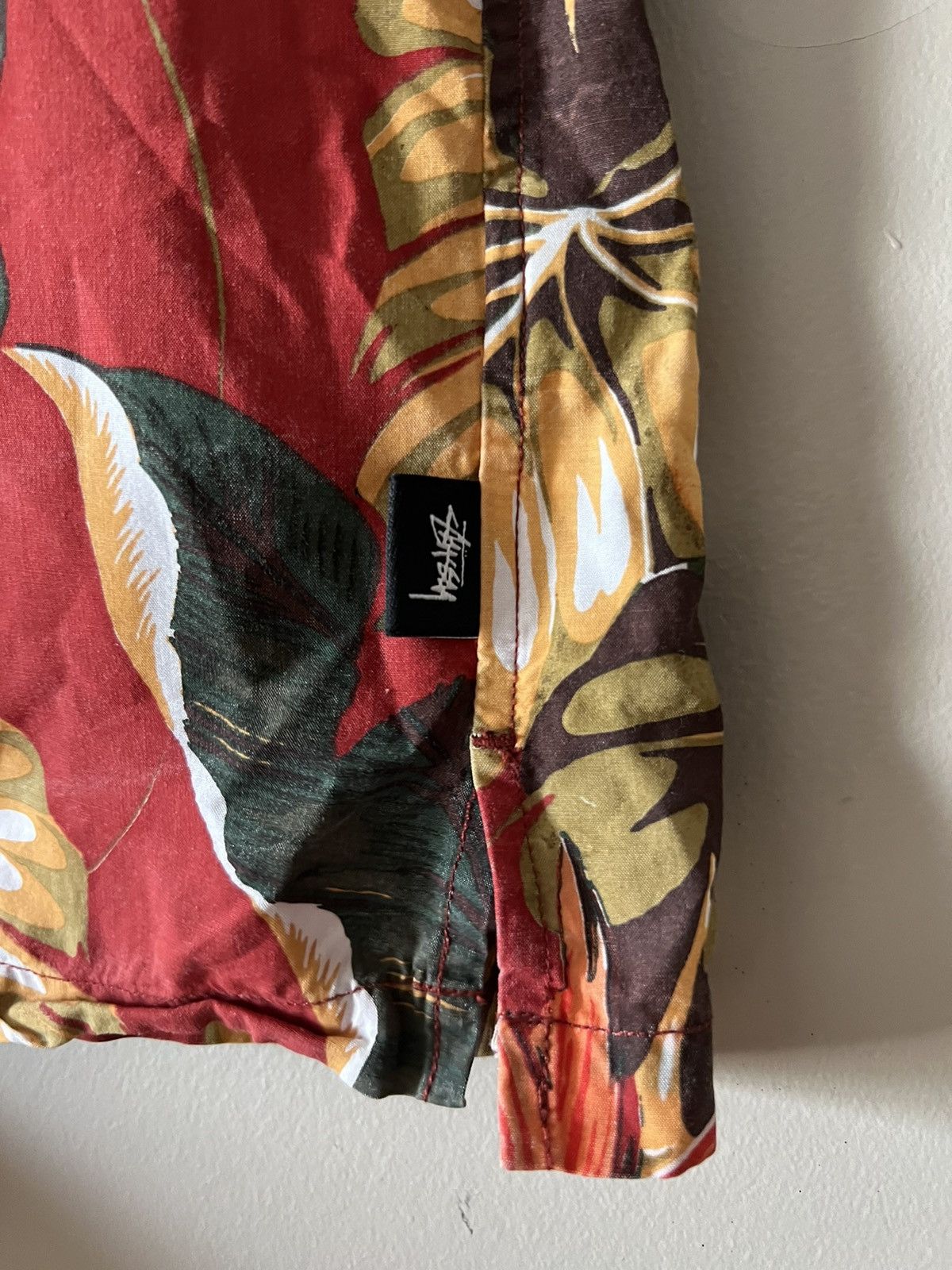 Stussy Stussy Floral Print Button Up Short Sleeve Shirt Size US L / EU 52-54 / 3 - 3 Thumbnail