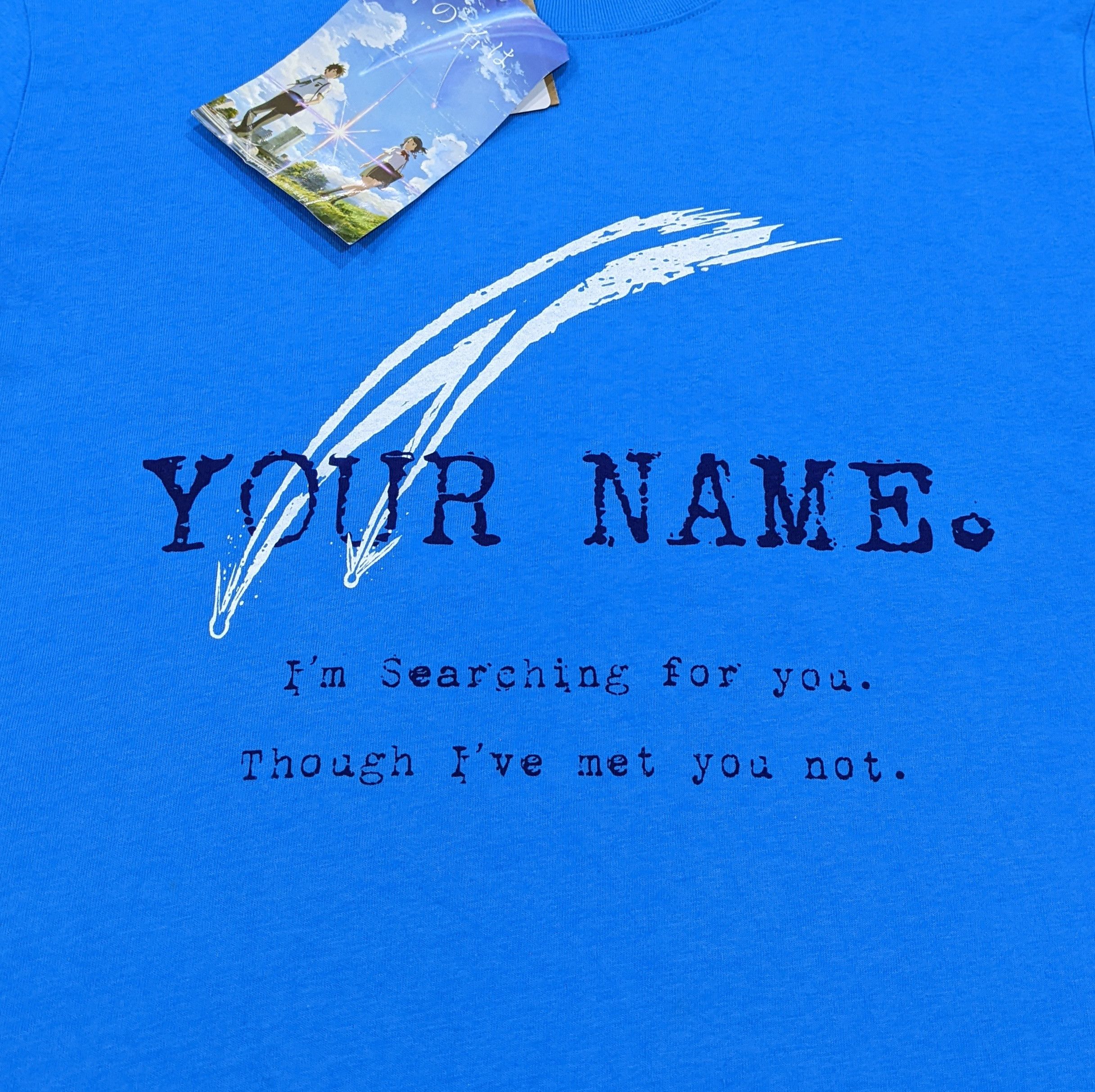 Anime × Japanese Brand RARE Your Name Anime Kimi No Nawa Movie Japan Tee Size US L / EU 52-54 / 3 - 2 Thumbnail