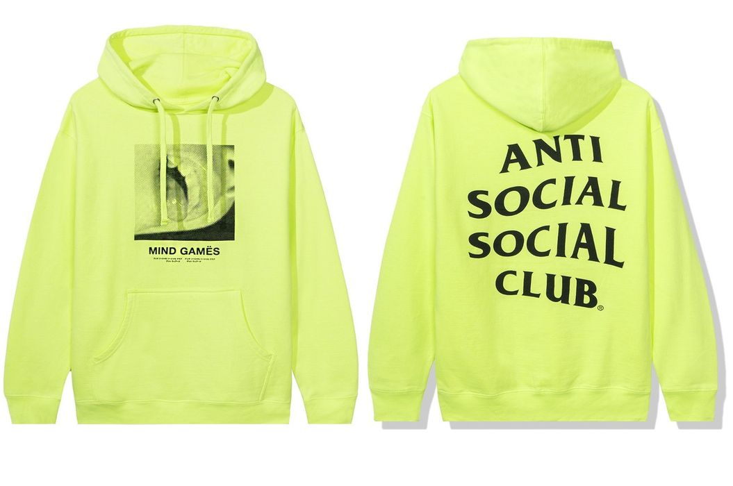 Anti social social club cheap neon green