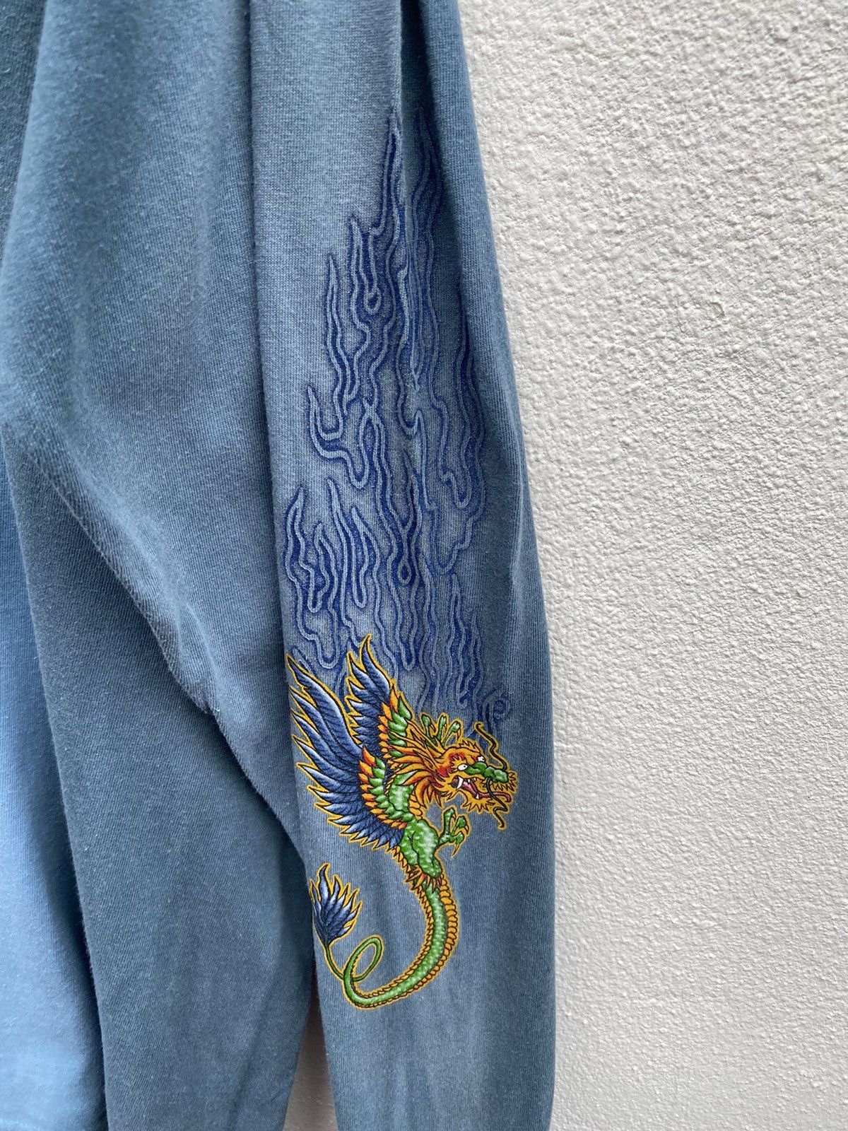 Vintage Vintage Dragon extreme tie dye longsleeve shirt Size US XL / EU 56 / 4 - 6 Thumbnail