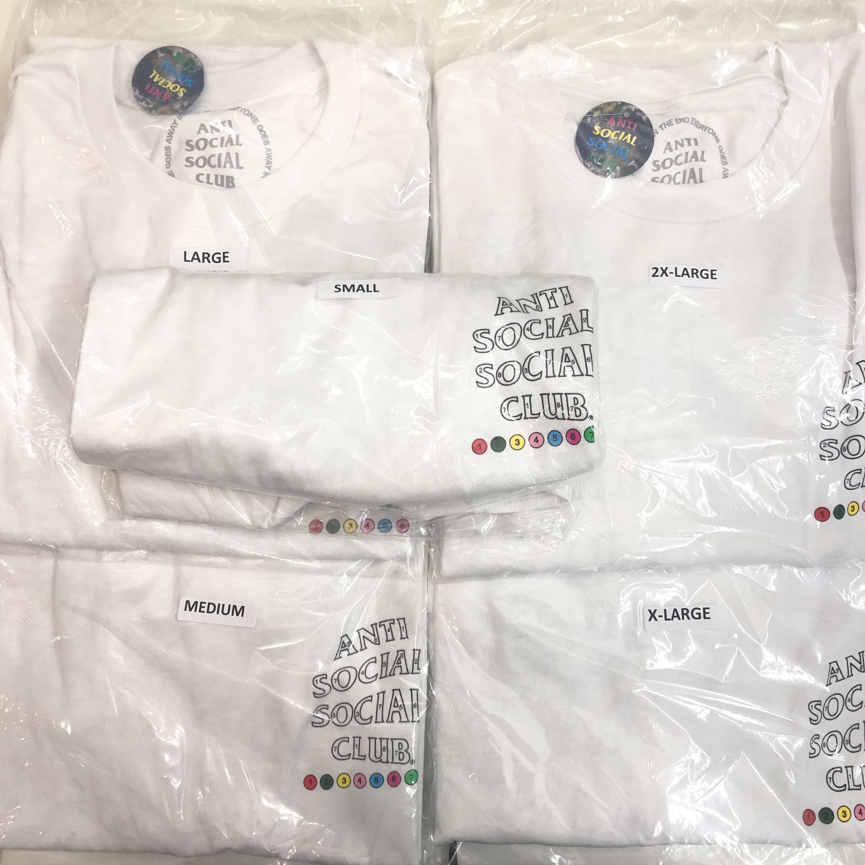 Anti Social Social Club DS ASSC Dragon Up To You White Tee Bape FTP KITH FOG MagOC Size US XL / EU 56 / 4 - 7 Thumbnail