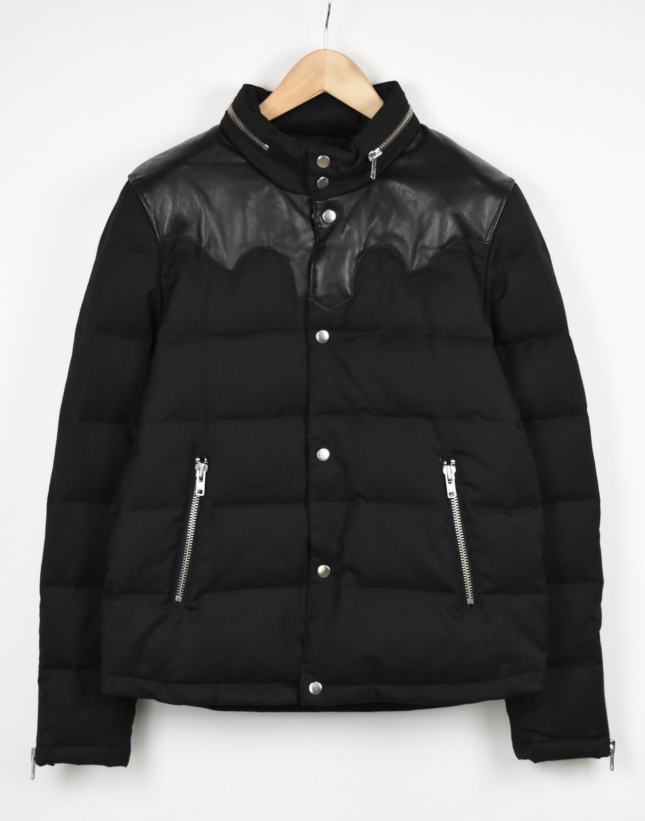 The Kooples THE KOOPLES Jacket Men's M Wool Blend Padded Down Filled ...