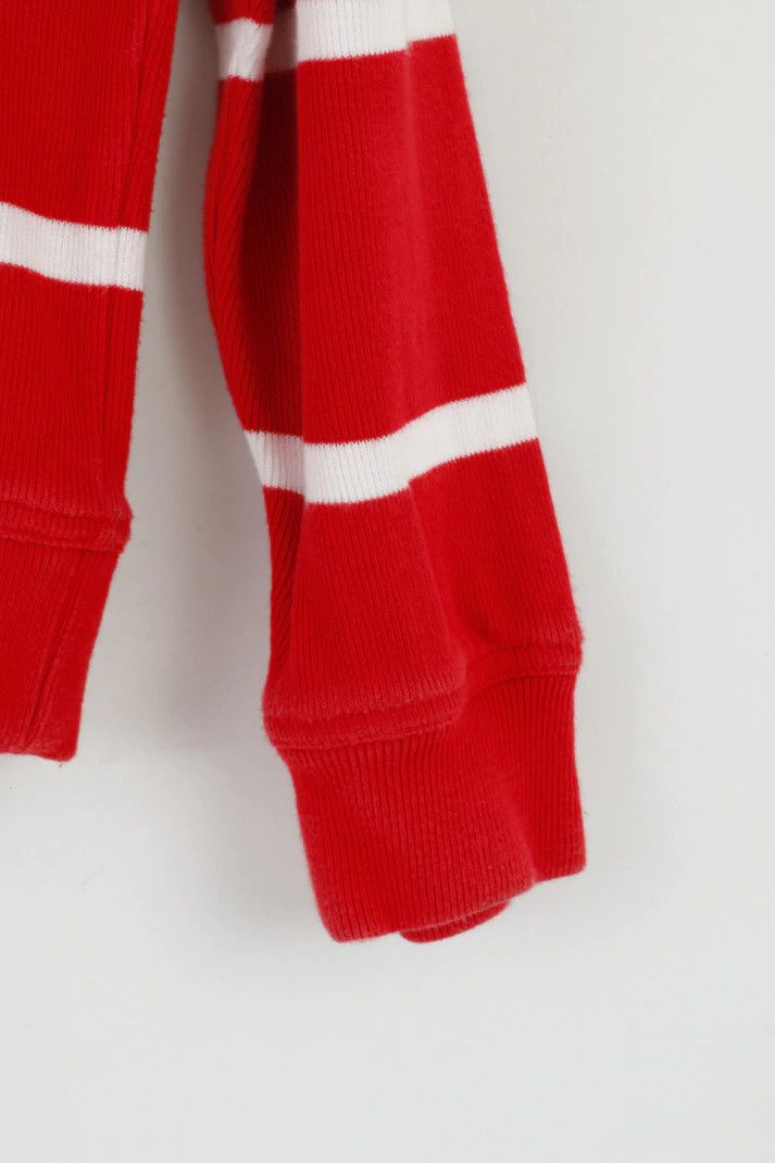 Pierre Cardin Pierre Cardin Men M Jumper Red Striped Cotton Sweater 6025 Size US M / EU 48-50 / 2 - 5 Thumbnail