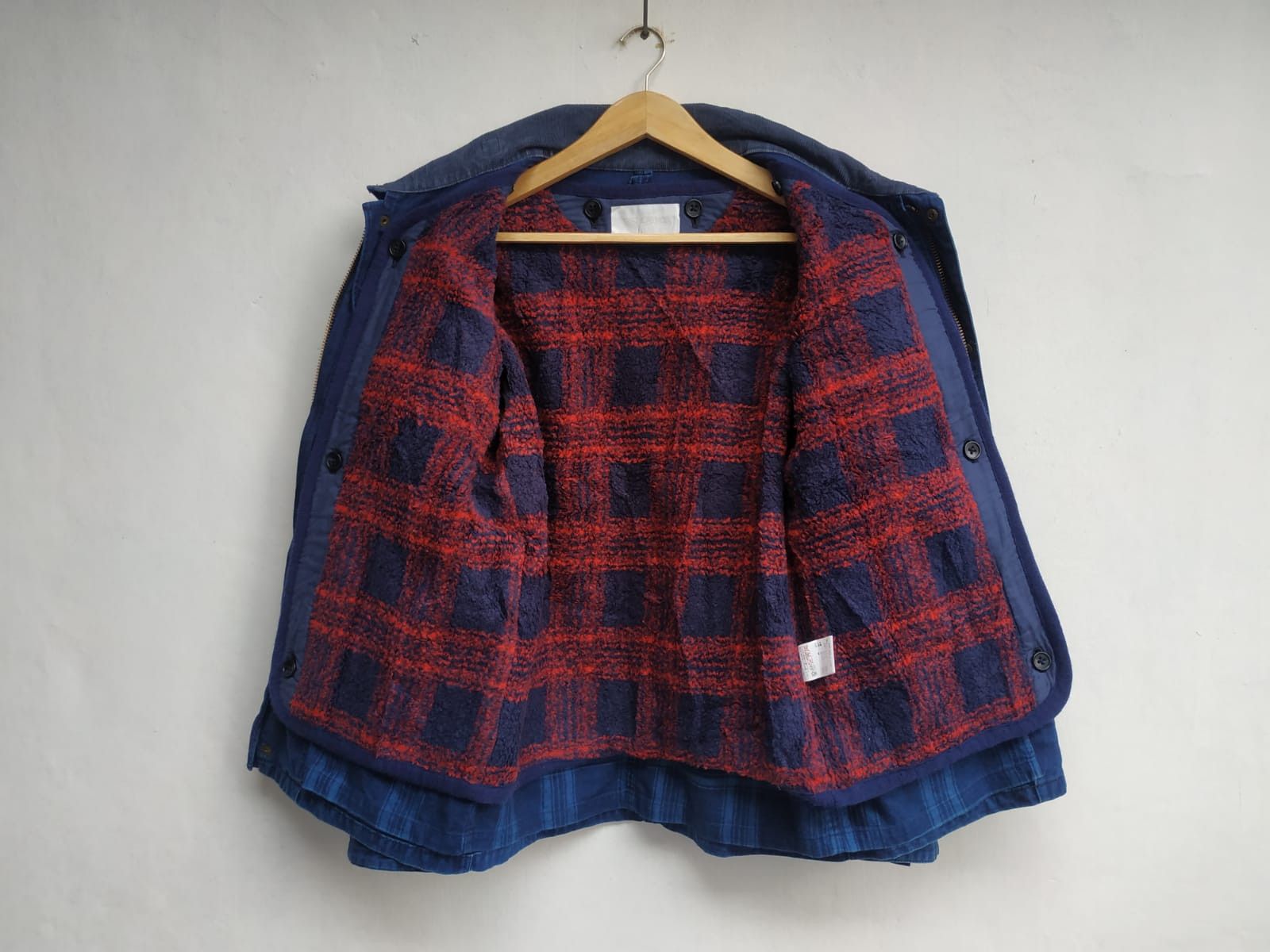 Indigo Three Blind Mice, Indigo Denim Biker Jacket Size US S / EU 44-46 / 1 - 4 Thumbnail