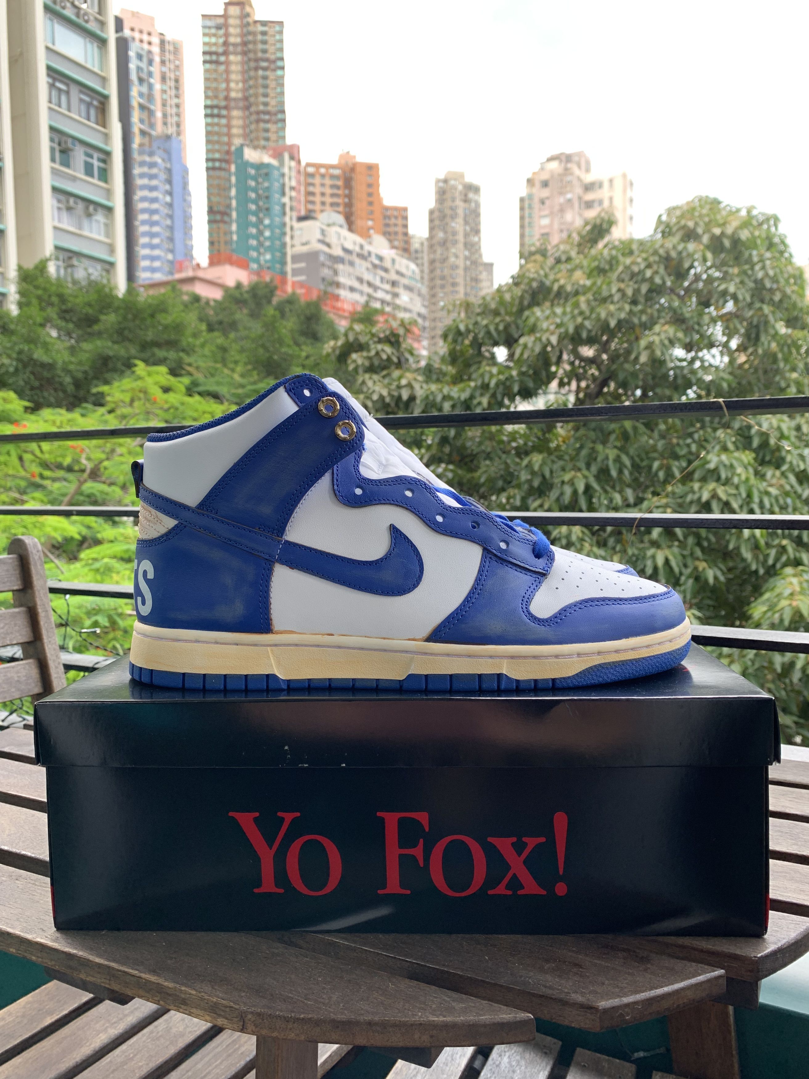 Nike Nike Dunk High Foxtrot Uniform Kentucky Wildcats BTTYS CATS | Grailed