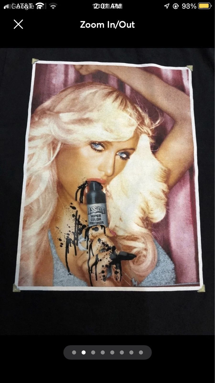 Other × Vintage Y2K PARIS HILTON CEX TAPE BIG PHOTO TEE Size US M / EU 48-50 / 2 - 2 Thumbnail