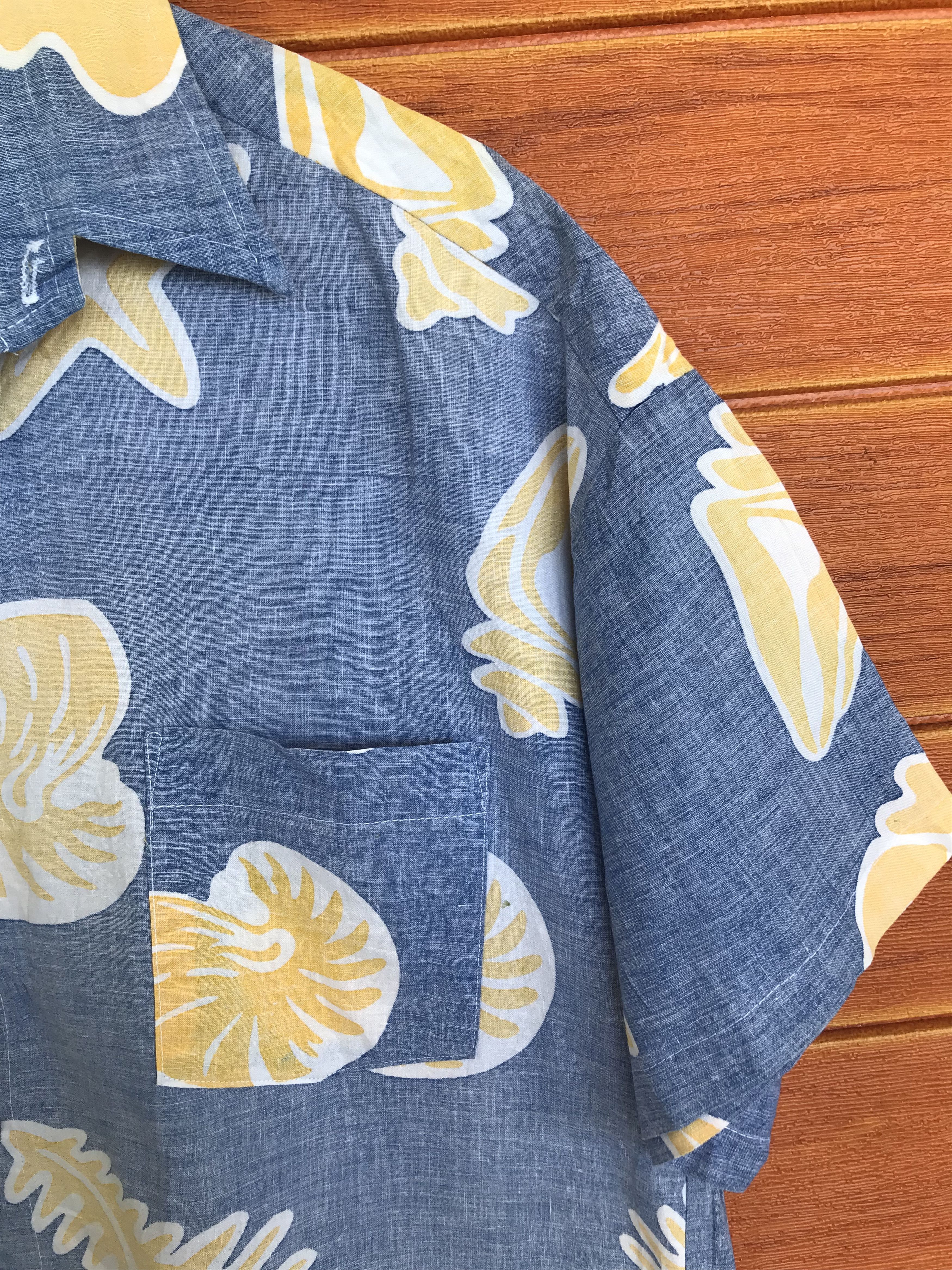 Vintage Vintage Sun Bay Coral Reef & Shell Reverse Print Hawaiian Size US M / EU 48-50 / 2 - 3 Thumbnail