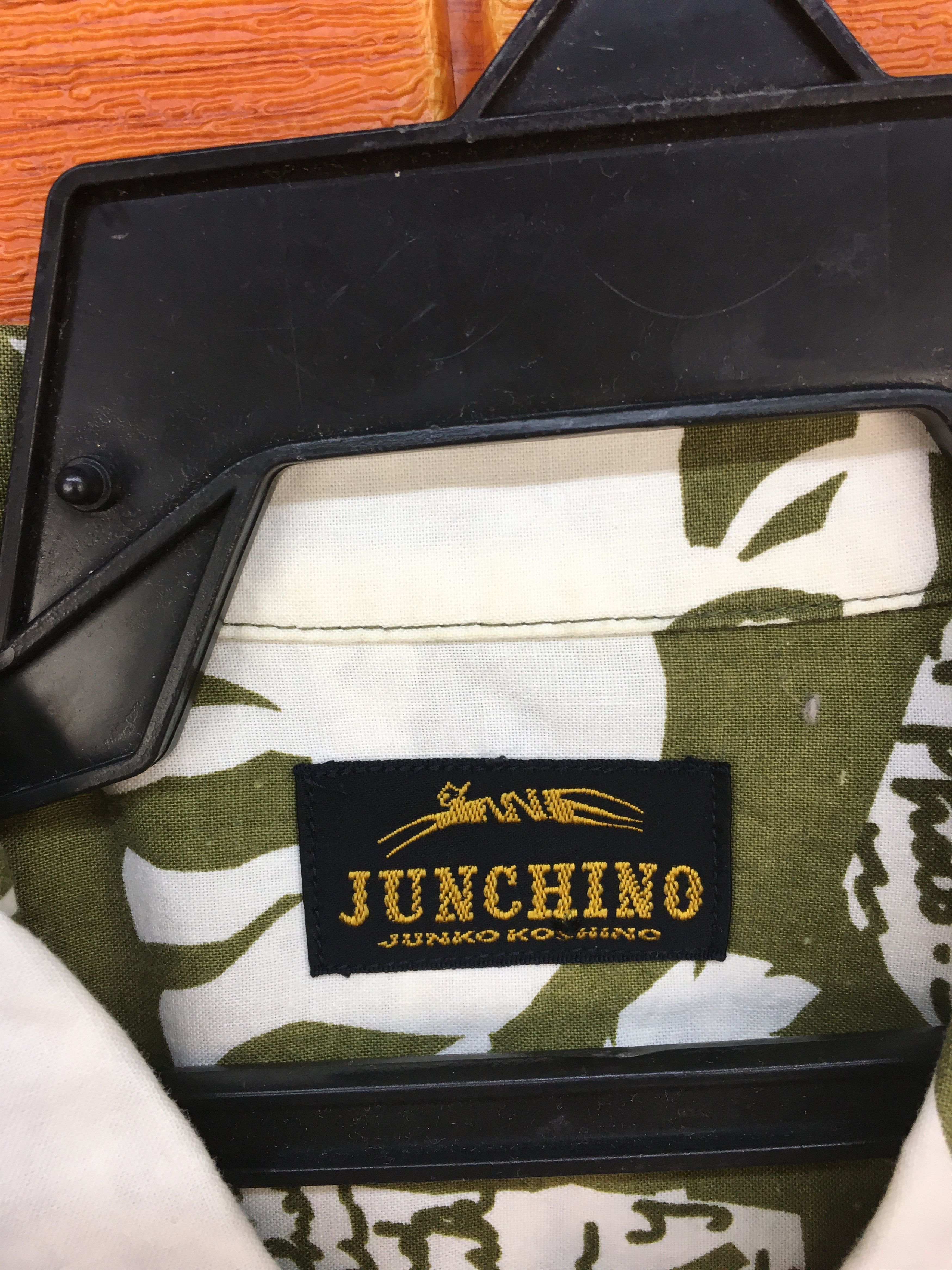Hiroko Koshino Homme Vintage JUNKO KOSHINO Elephant Double Pocket Hawaiian Size US L / EU 52-54 / 3 - 6 Thumbnail