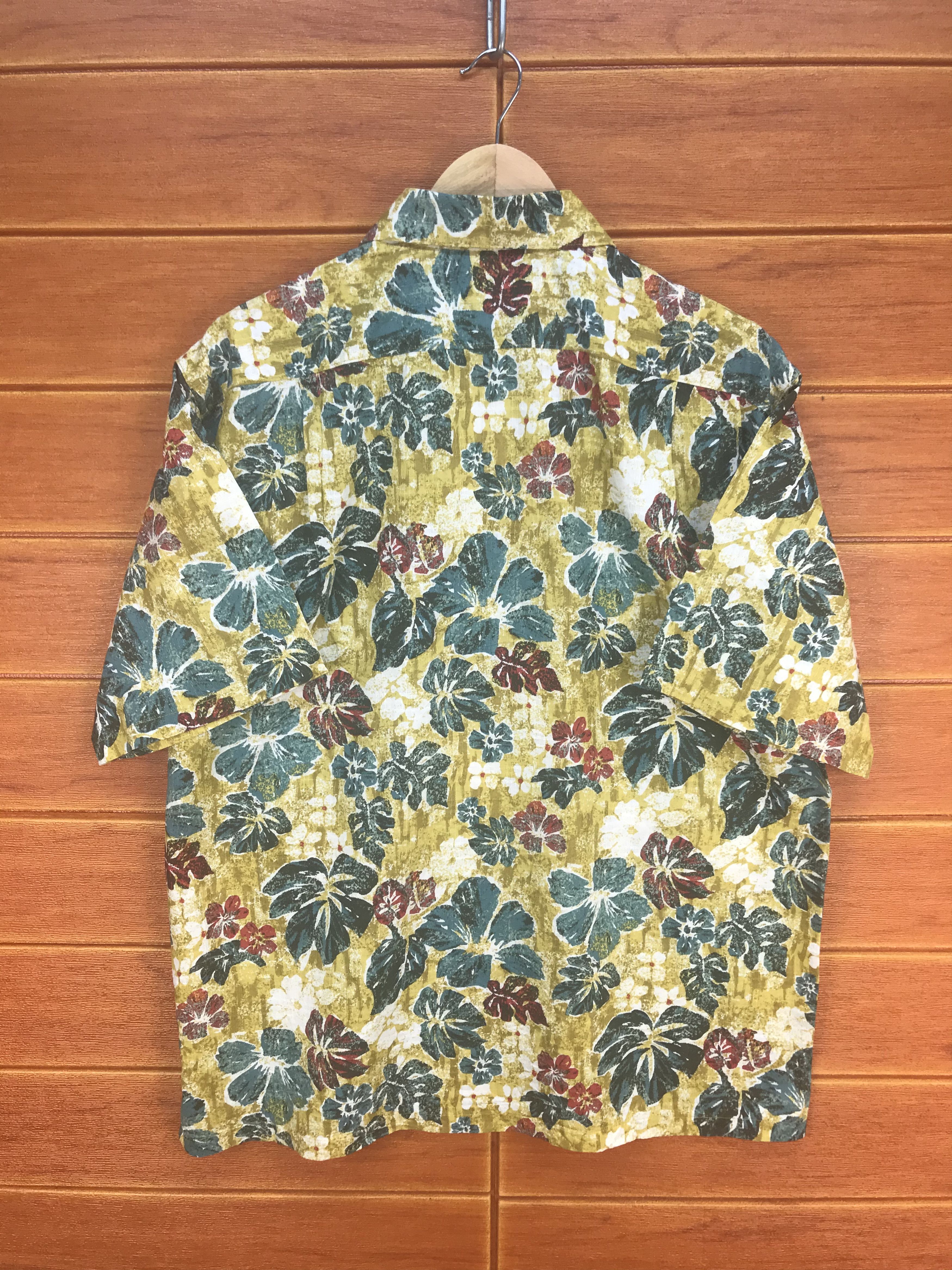Vintage Vintage Japanese Hawaiian Made In Okinawa Aloha Shirt Size US L / EU 52-54 / 3 - 6 Thumbnail