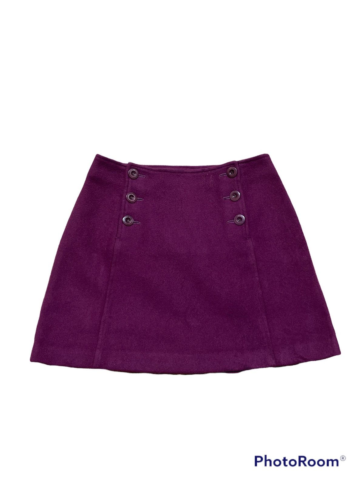 Hysteric Glamour × Japanese Brand Hysteric Glamour Mix Wool Plain Marron Skirt 🔥 Size 28" / US 6 / IT 42 - 1 Thumbnail