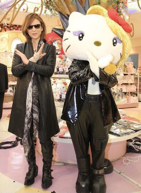 レア♪ X JAPAN★YOSHI KITTY☆パーカー　XL★サンリオ ハローキティ - 希少 レア yoshikitty ヨシキティ X JAPAN