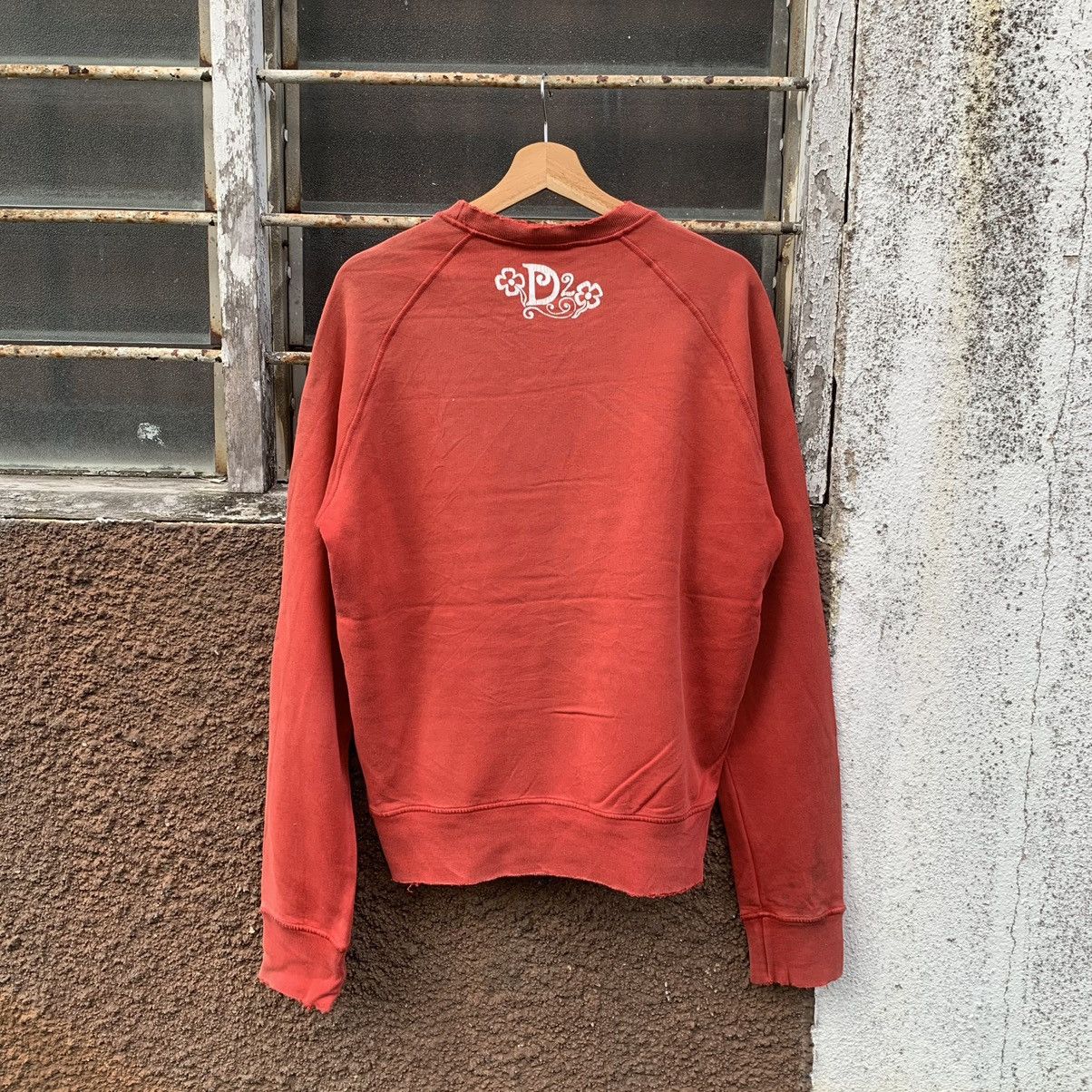 Dsquared2 × Vintage 💥 Vintage Dsquared2 Distressed Crewneck Faded Sweater Size US M / EU 48-50 / 2 - 12 Thumbnail