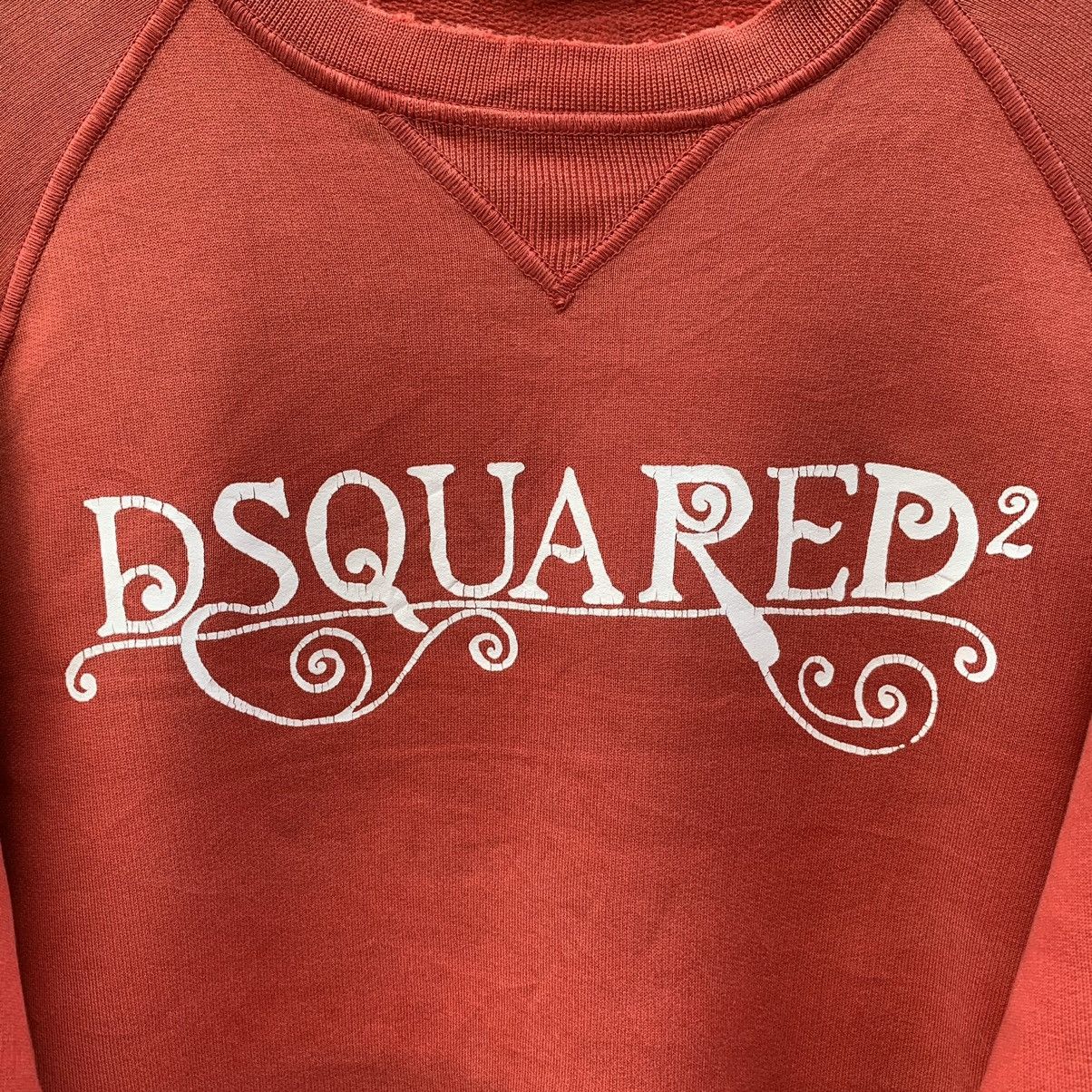 Dsquared2 × Vintage 💥 Vintage Dsquared2 Distressed Crewneck Faded Sweater Size US M / EU 48-50 / 2 - 4 Thumbnail