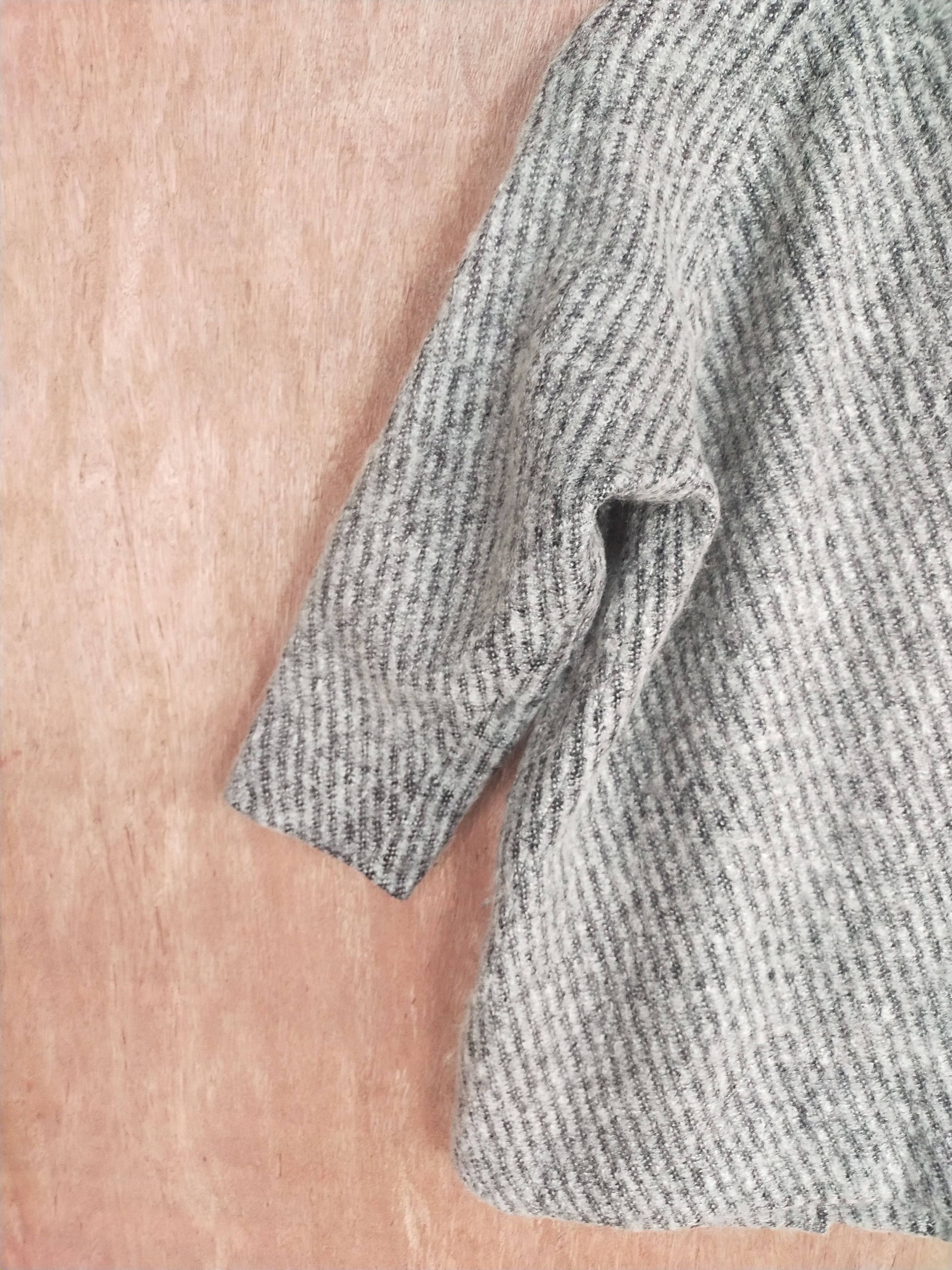 Homespun Knitwear × Japanese Brand Japan Gray cardigan coat knitwear #S004 Size US M / EU 48-50 / 2 - 8 Thumbnail