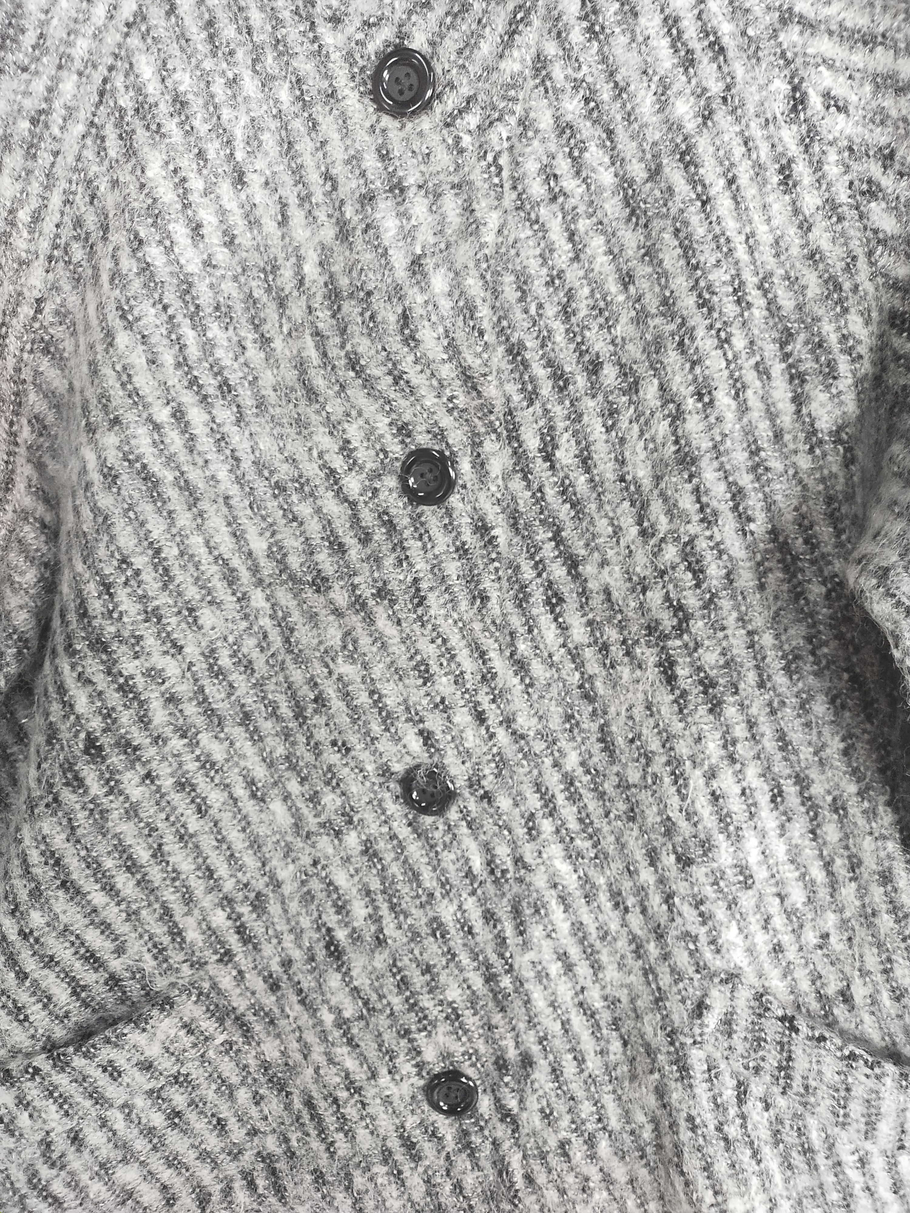 Homespun Knitwear × Japanese Brand Japan Gray cardigan coat knitwear #S004 Size US M / EU 48-50 / 2 - 5 Thumbnail