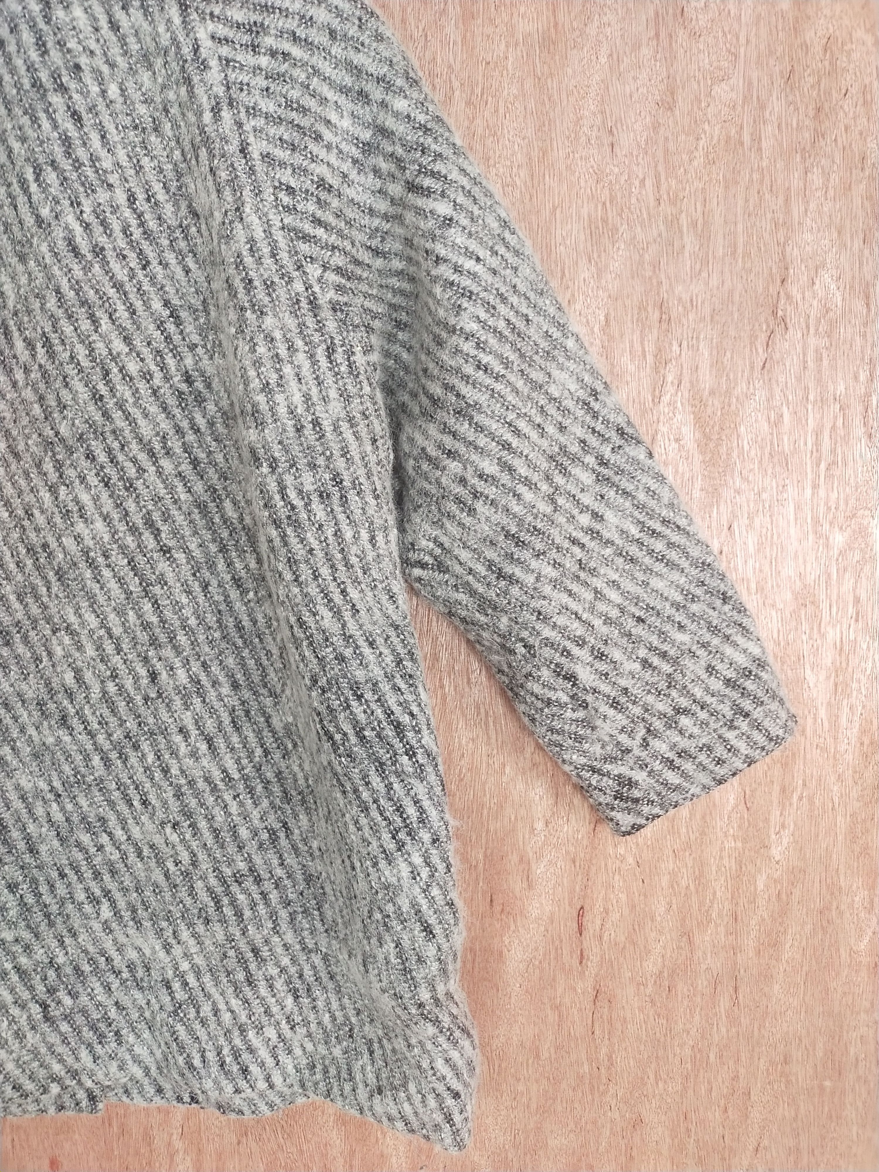 Homespun Knitwear × Japanese Brand Japan Gray cardigan coat knitwear #S004 Size US M / EU 48-50 / 2 - 9 Thumbnail