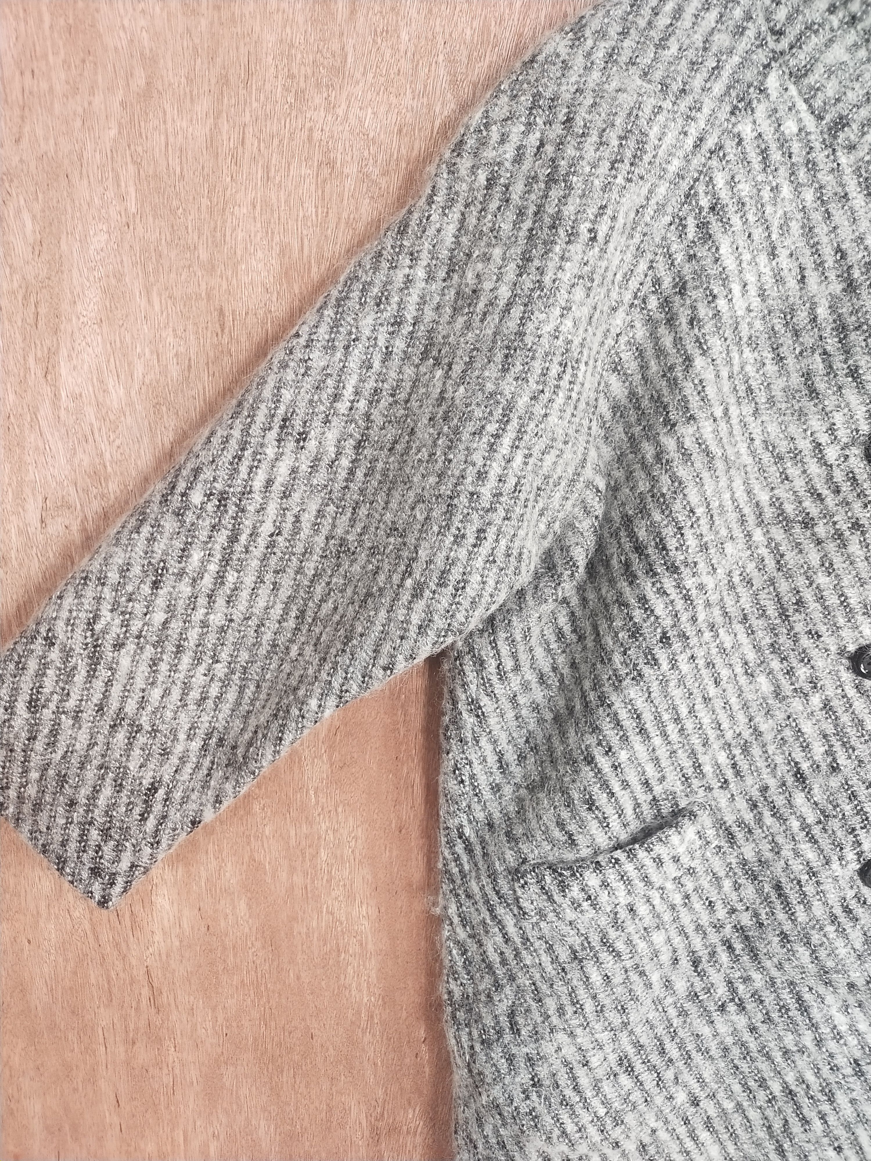 Homespun Knitwear × Japanese Brand Japan Gray cardigan coat knitwear #S004 Size US M / EU 48-50 / 2 - 6 Thumbnail