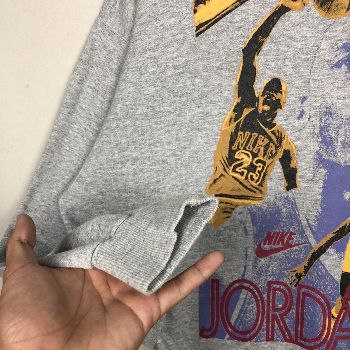 Jordan Brand Rare!! Vintage 90’s Nike Air Jordan Sweatshirt Pullover Size US XL / EU 56 / 4 - 6 Thumbnail