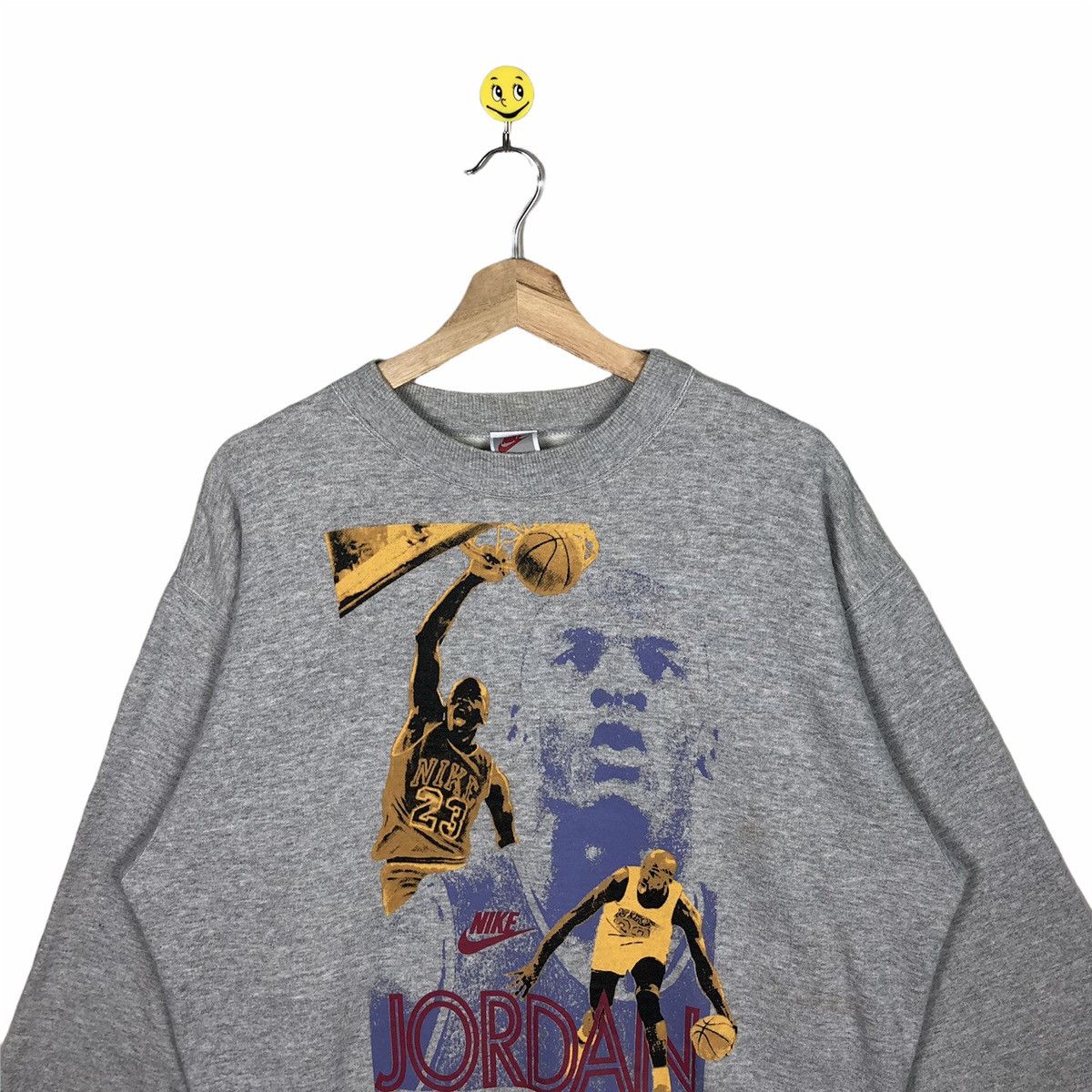 Jordan Brand Rare!! Vintage 90’s Nike Air Jordan Sweatshirt Pullover Size US XL / EU 56 / 4 - 3 Thumbnail