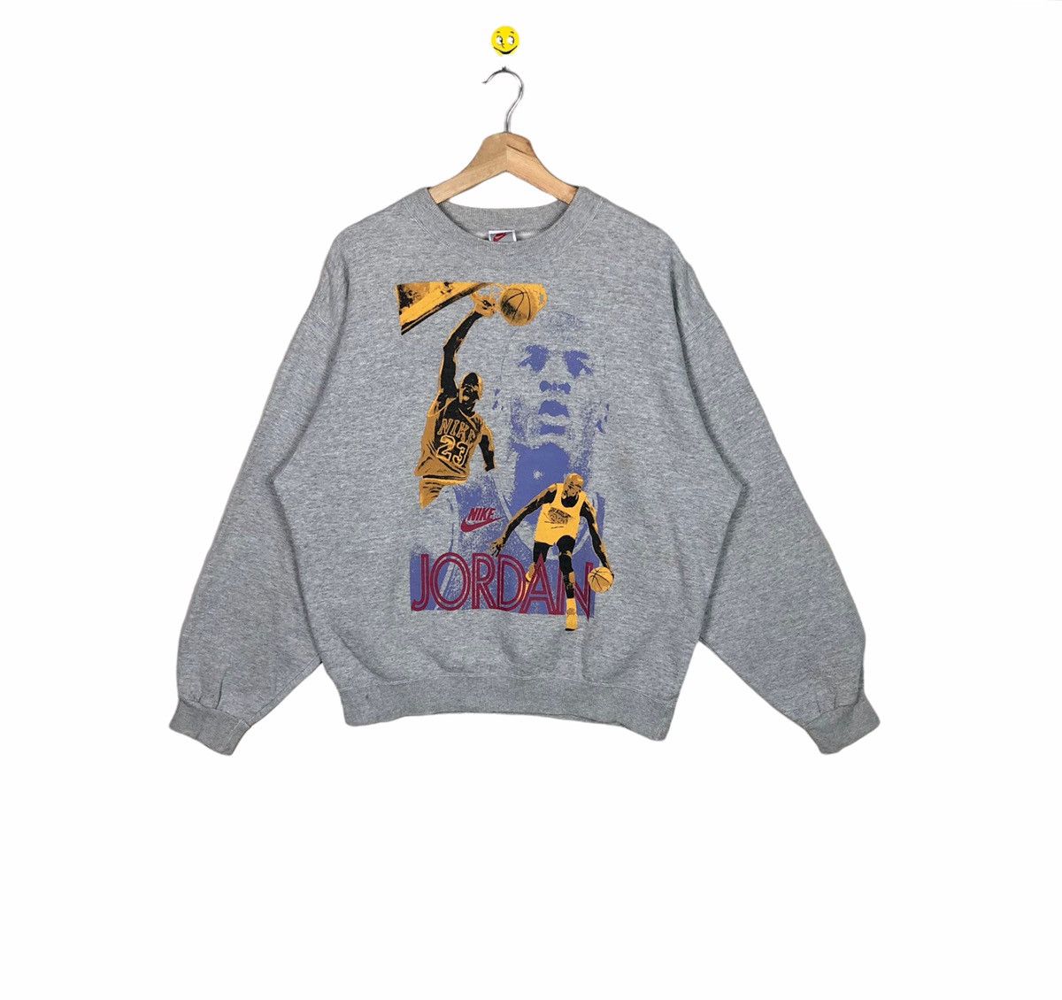 Nike Rare Vintage 90 s Nike Air Jordan Sweatshirt Pullover Grailed
