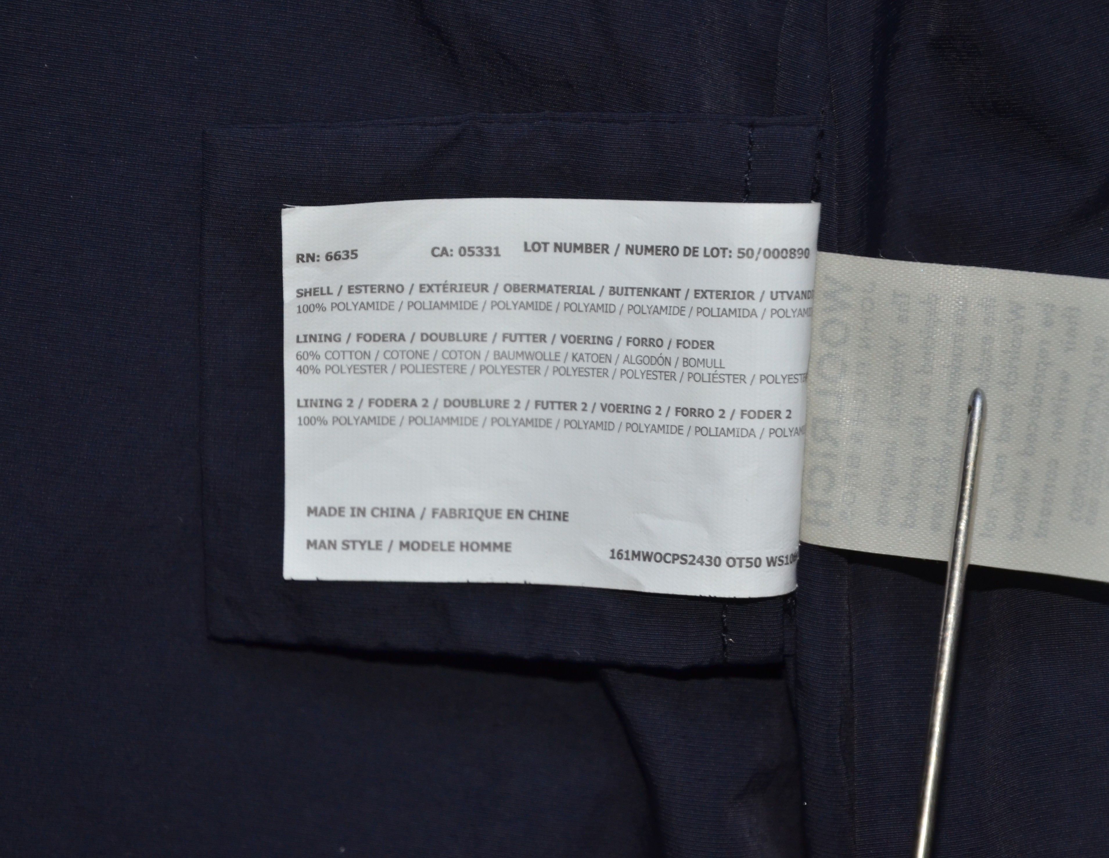 Other × Woolrich Woolen Mills Woolrich Men's Polyamide Jacket FourPockets Navy Streetwear Size US S / EU 44-46 / 1 - 11 Thumbnail