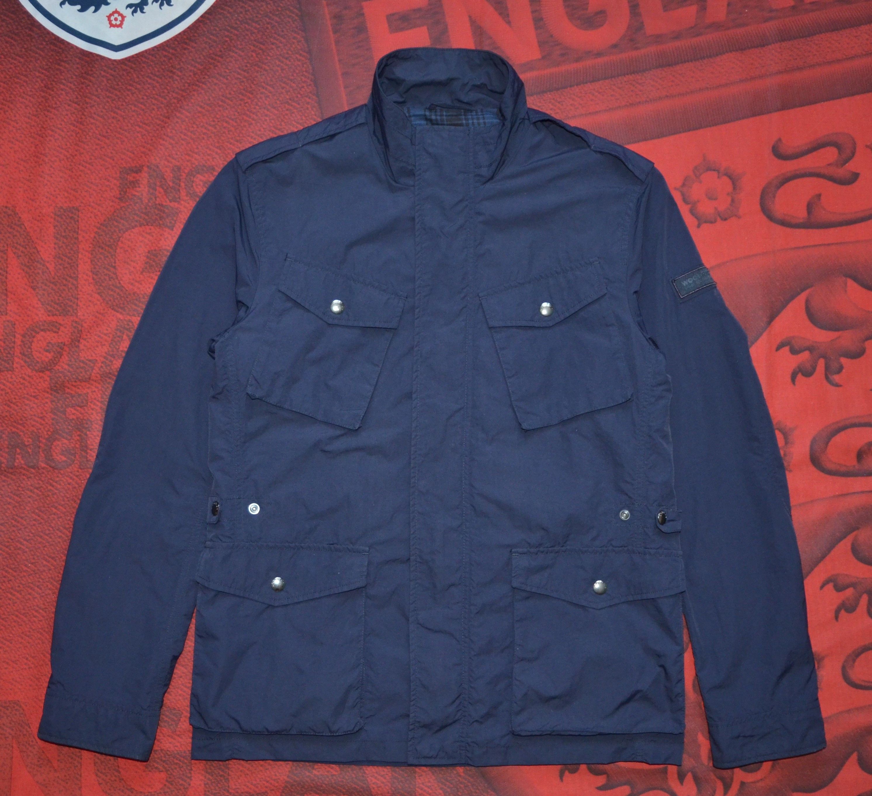 Other × Woolrich Woolen Mills Woolrich Men's Polyamide Jacket FourPockets Navy Streetwear Size US S / EU 44-46 / 1 - 1 Thumbnail