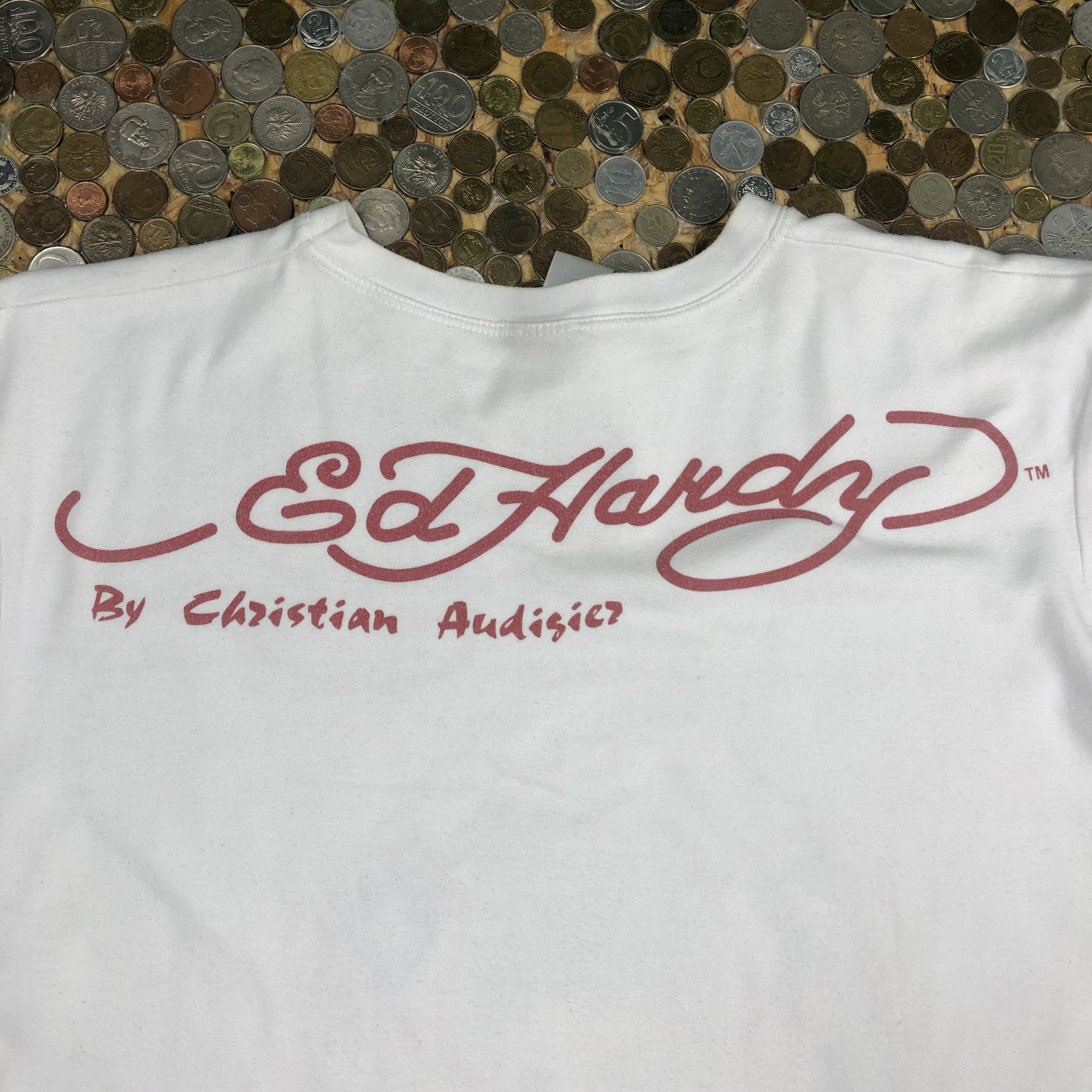 Christian Audigier Ed Hardy by Christian Audigier 90's Tee T-shirt Size US S / EU 44-46 / 1 - 3 Thumbnail