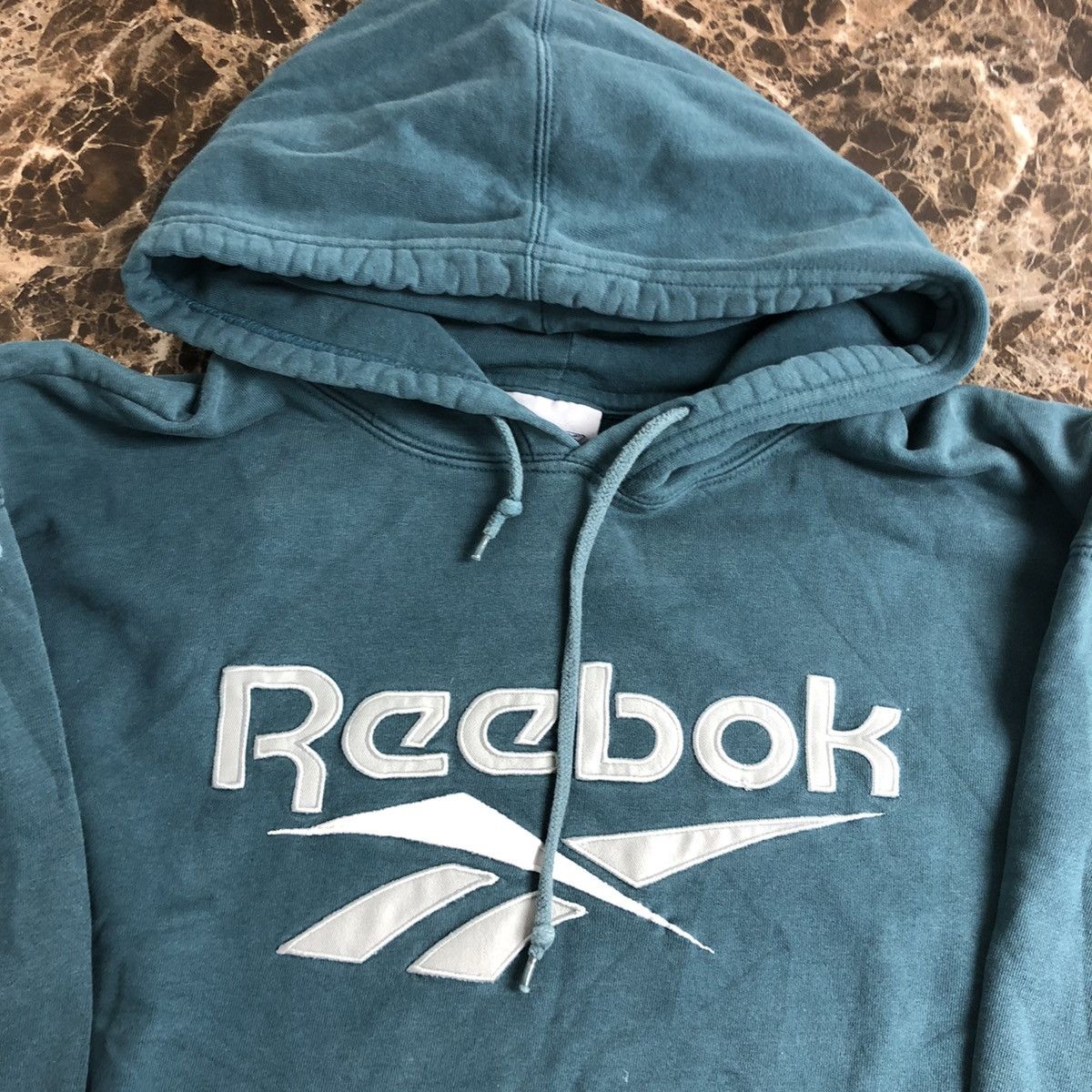 Reebok × Vintage Vintage Reebok Embroidered Hoodie/ Sportswear/ Outdoor XL Size US XL / EU 56 / 4 - 4 Thumbnail