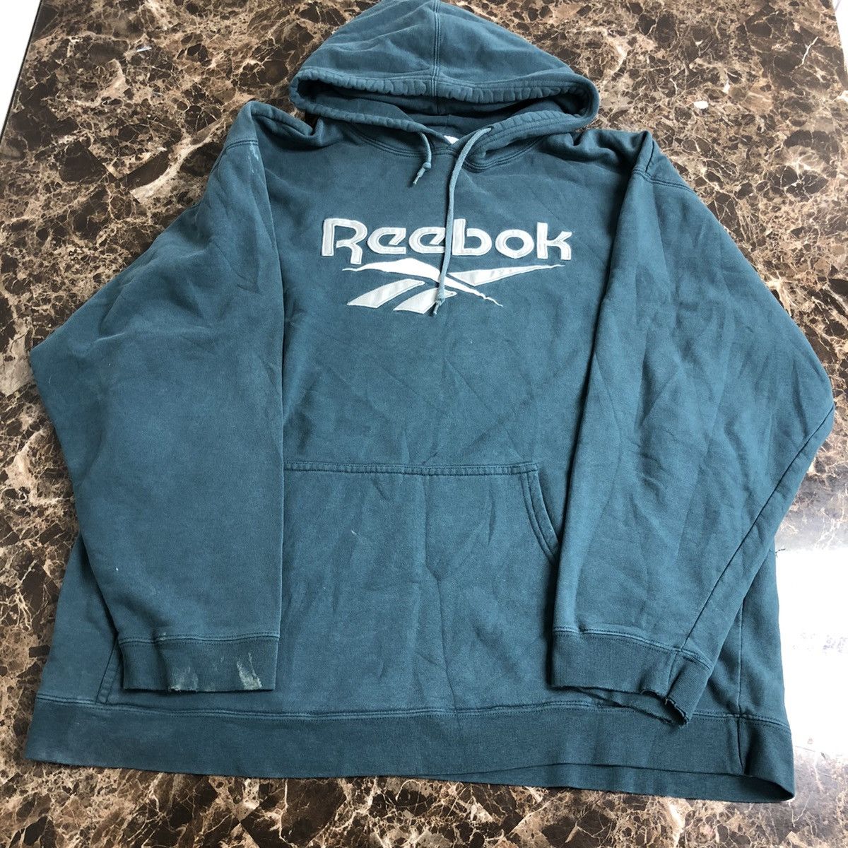 Reebok × Vintage Vintage Reebok Embroidered Hoodie/ Sportswear/ Outdoor XL Size US XL / EU 56 / 4 - 2 Thumbnail