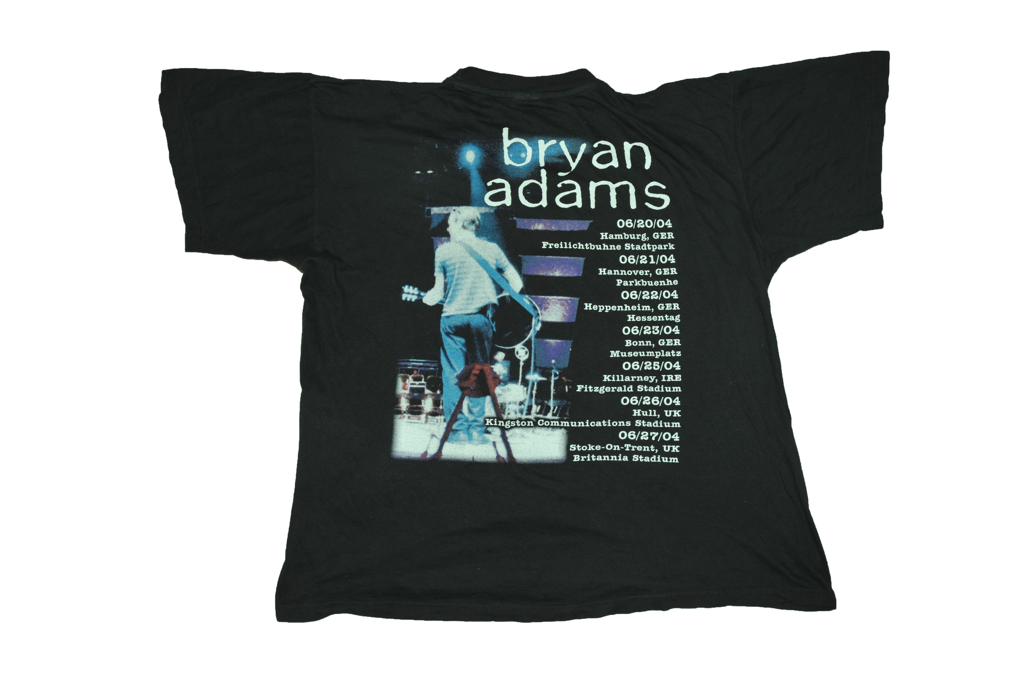 Vintage Vintage Bryan Adams 2004 Tour Shirt Size US XL / EU 56 / 4 - 2 Thumbnail