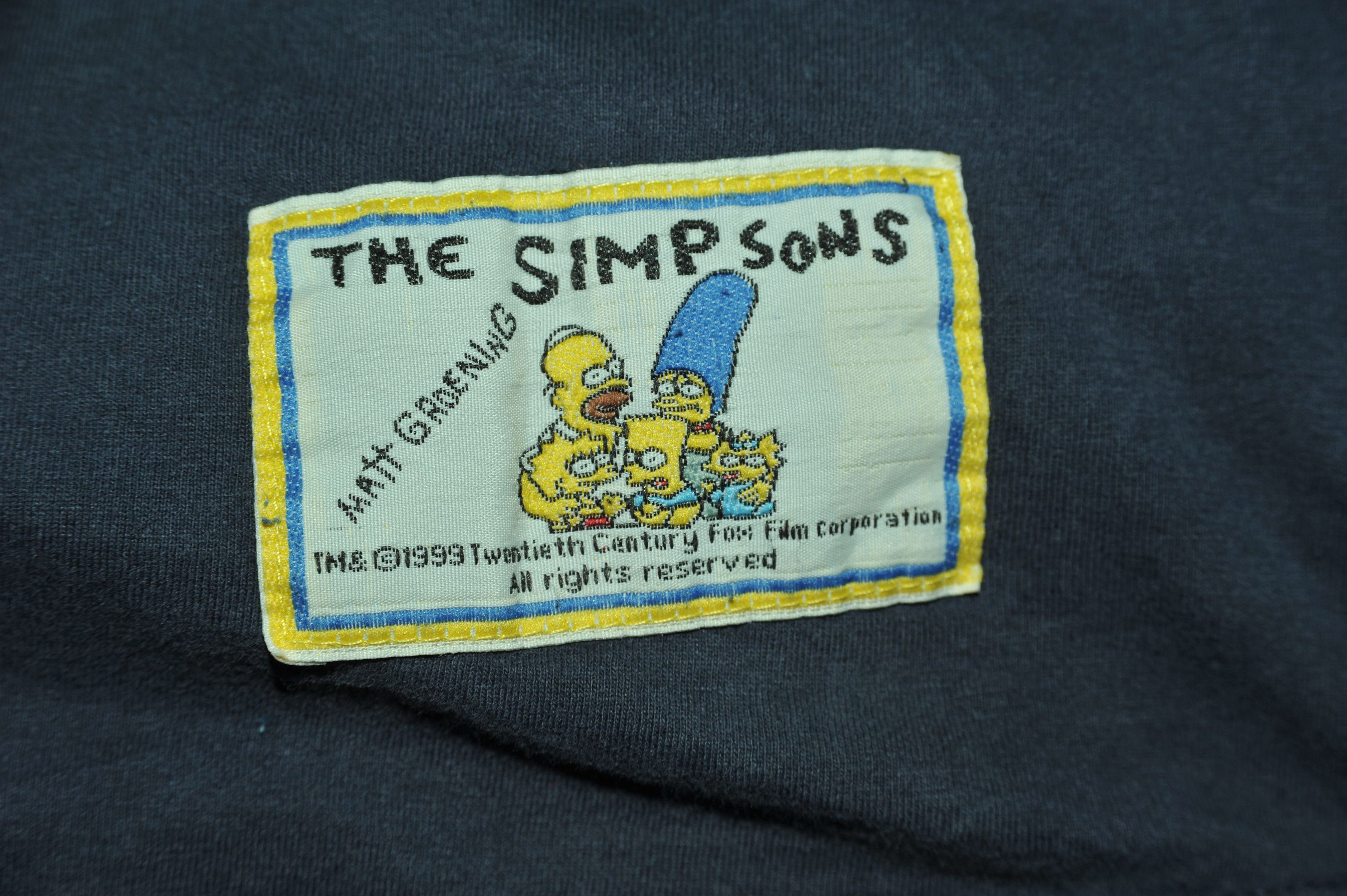 The Simpsons Vintage 2000 The Simpsons MIB T-shirt Size US XL / EU 56 / 4 - 2 Thumbnail