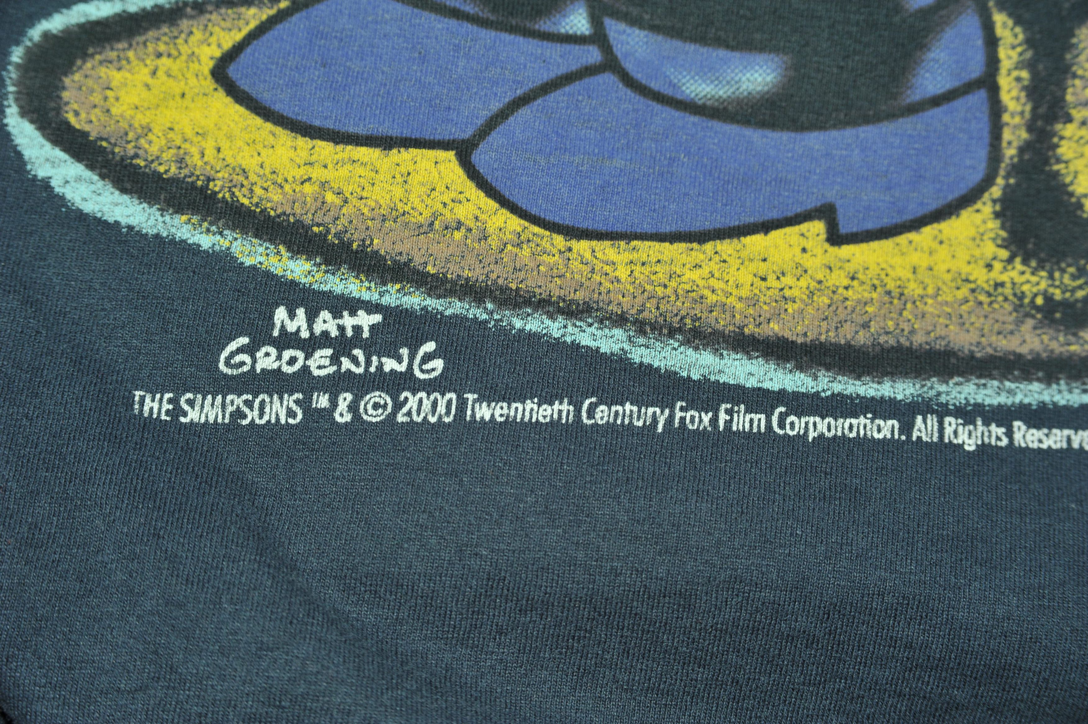 The Simpsons Vintage 2000 The Simpsons MIB T-shirt Size US XL / EU 56 / 4 - 3 Thumbnail