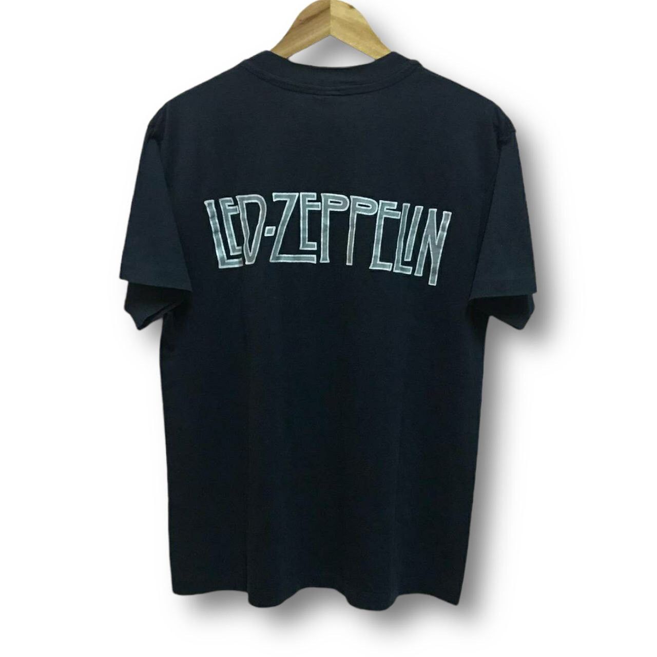 Band Tees Vintage 80s Led Zeppelin Zoso T Shirt Size US L / EU 52-54 / 3 - 2 Thumbnail