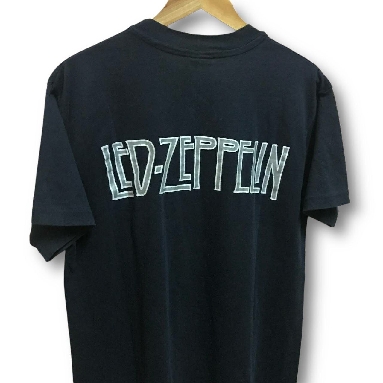 Band Tees Vintage 80s Led Zeppelin Zoso T Shirt Size US L / EU 52-54 / 3 - 4 Thumbnail