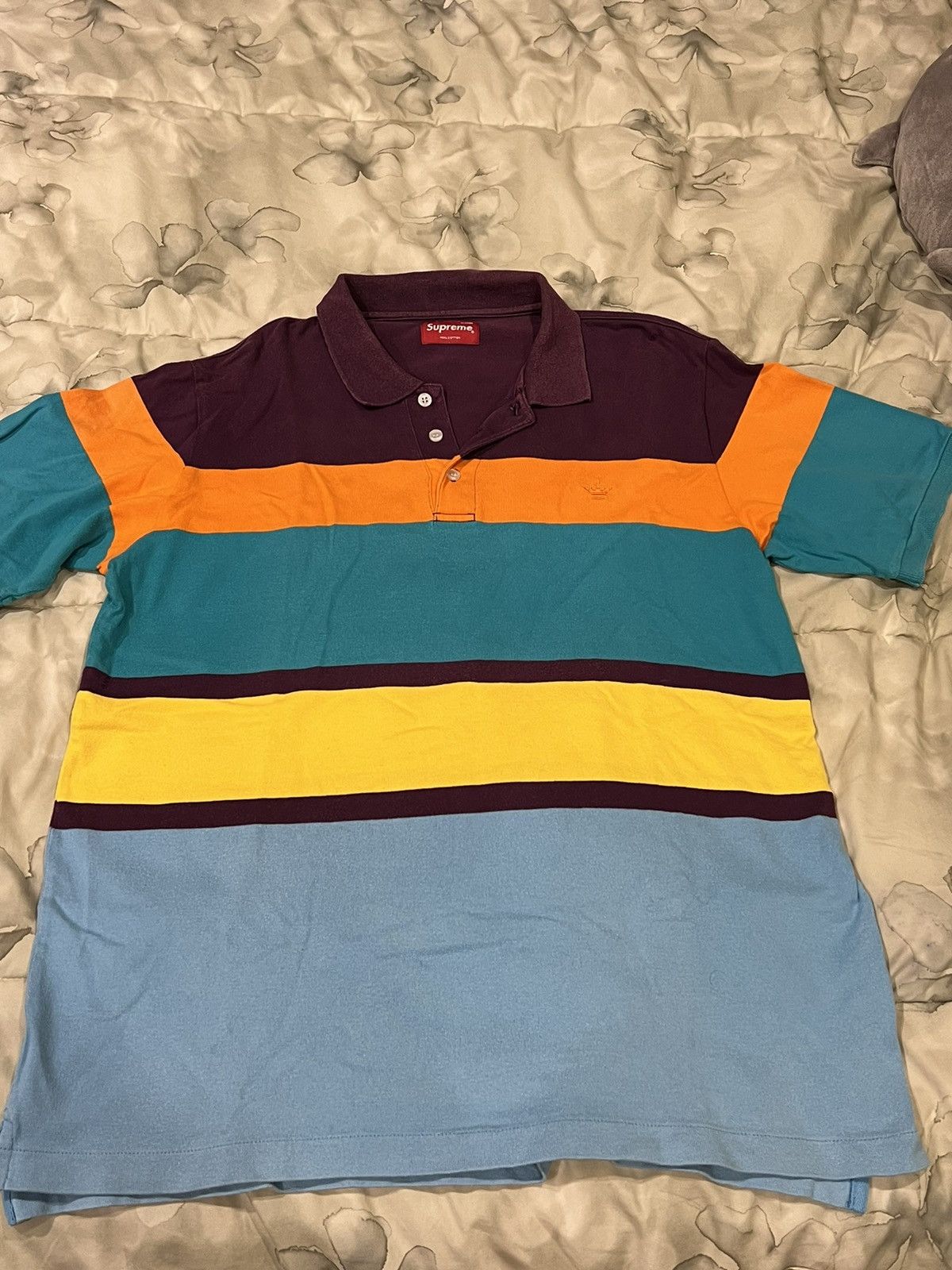Supreme Supreme Crown Logo Polo Size US XL / EU 56 / 4 - 2 Thumbnail
