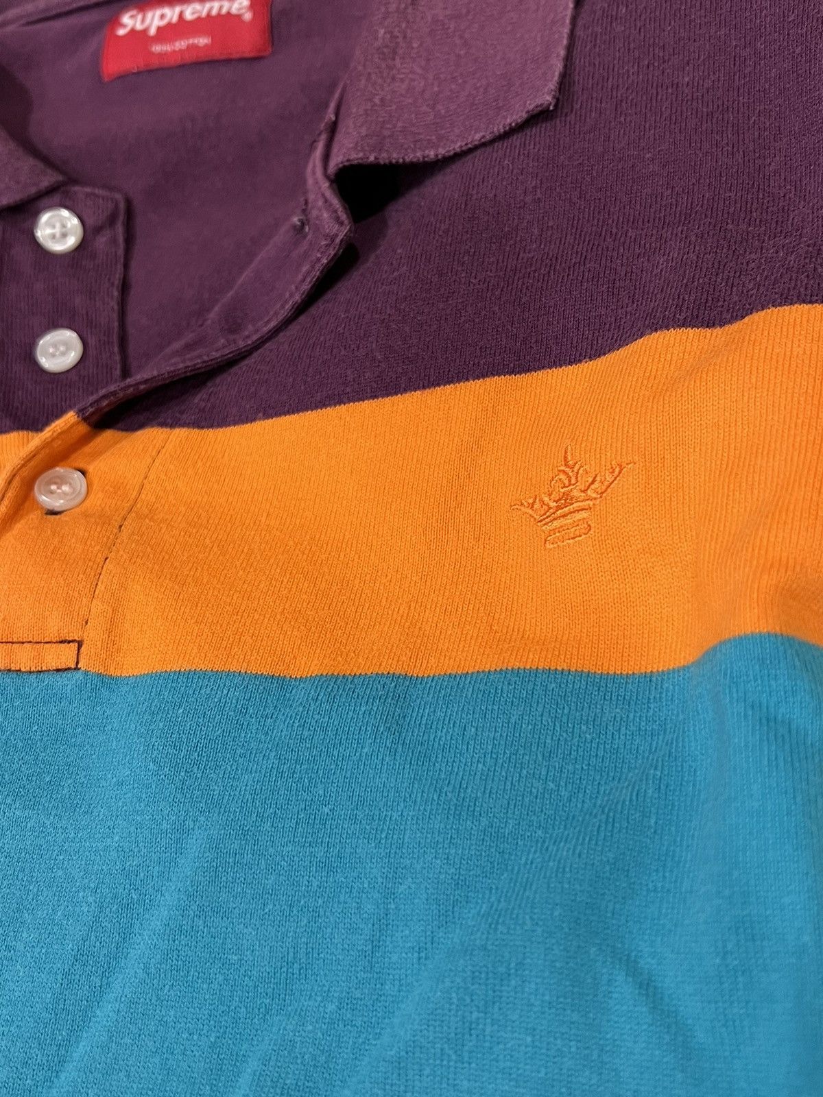 Supreme Supreme Crown Logo Polo Size US XL / EU 56 / 4 - 6 Thumbnail