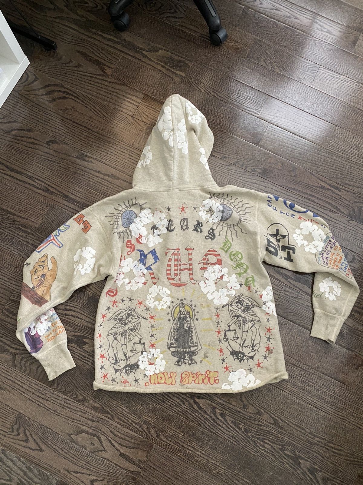 DENIM TEARS × Saint Michael Saint Michael x Denim Tears Graffiti Hoodie Size US L / EU 52-54 / 3 - 2 Thumbnail