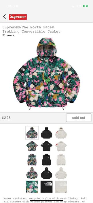 Supreme Supreme x The North Face Trekking Convertible Jacket | Grailed