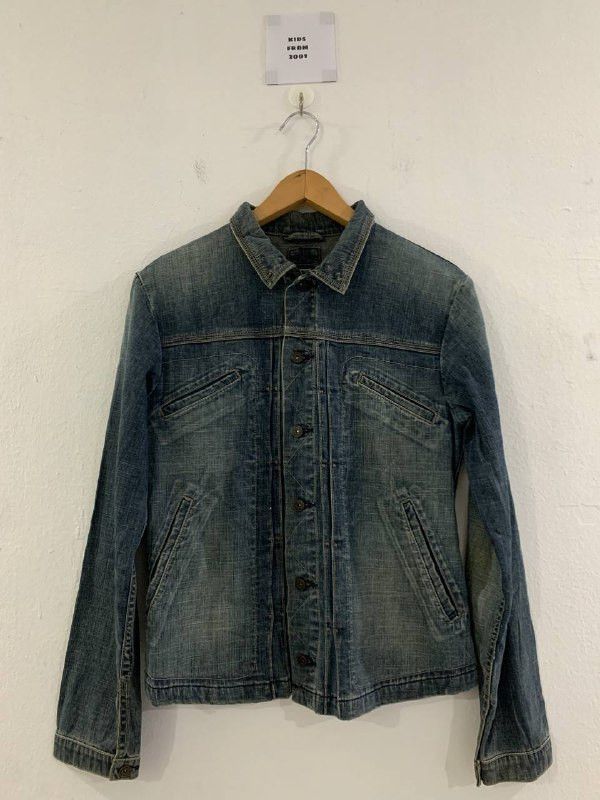 Marithe + Francois Girbaud Vintage Marithe Francois Girbaud Denim Jacket Size US M / EU 48-50 / 2 - 1 Thumbnail