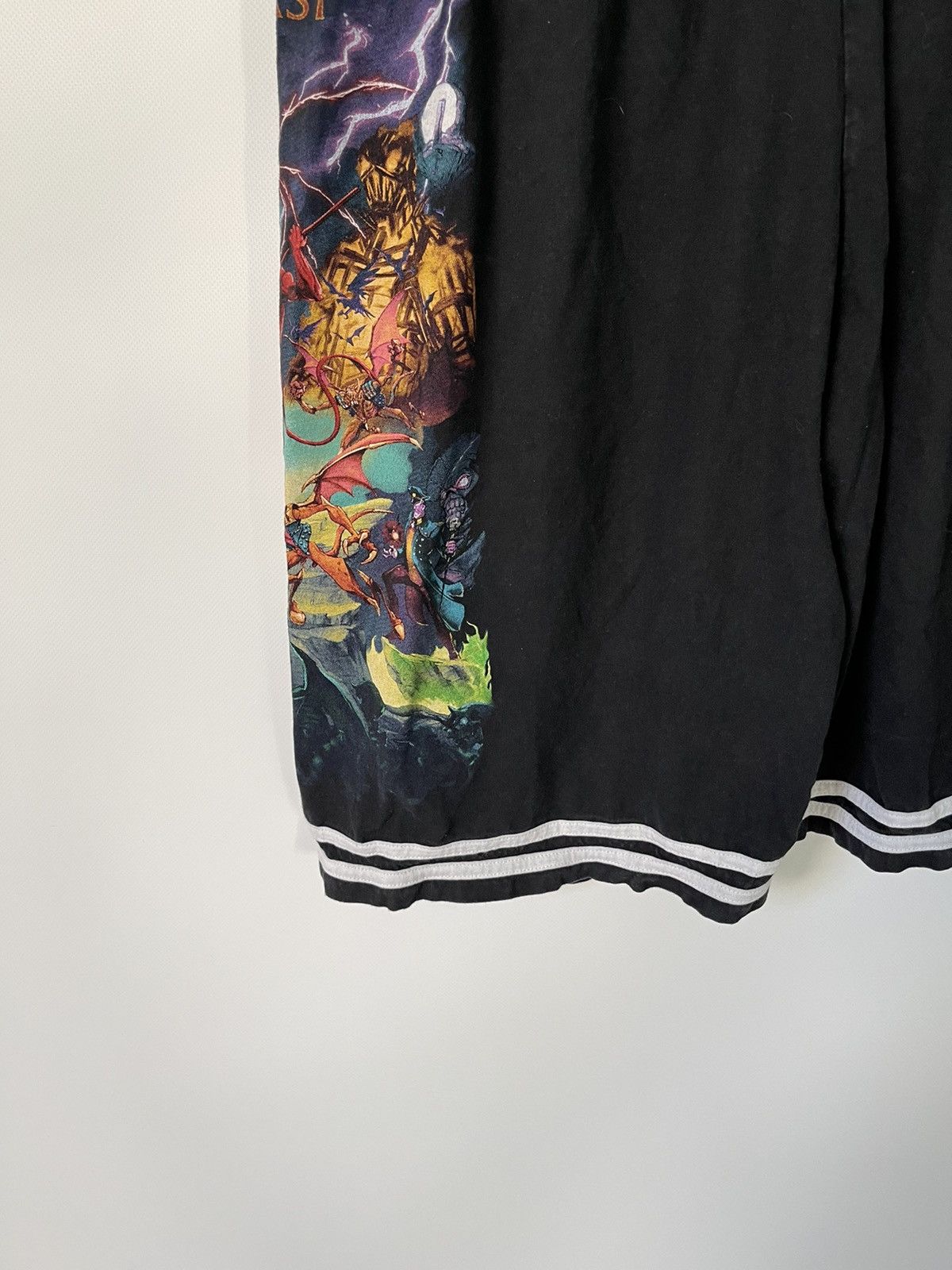 Iron Maiden Iron Maiden Shorts Full Print Vintage Black Size US 30 / EU 46 - 9 Thumbnail