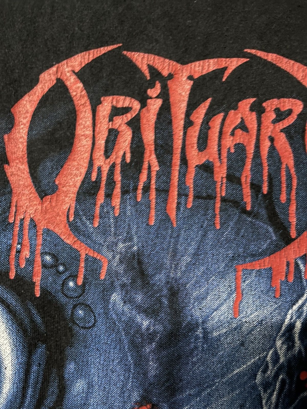 Band Tees × Vintage Vintage Obituary Cause Of Death Promo Tees Size US M / EU 48-50 / 2 - 3 Thumbnail