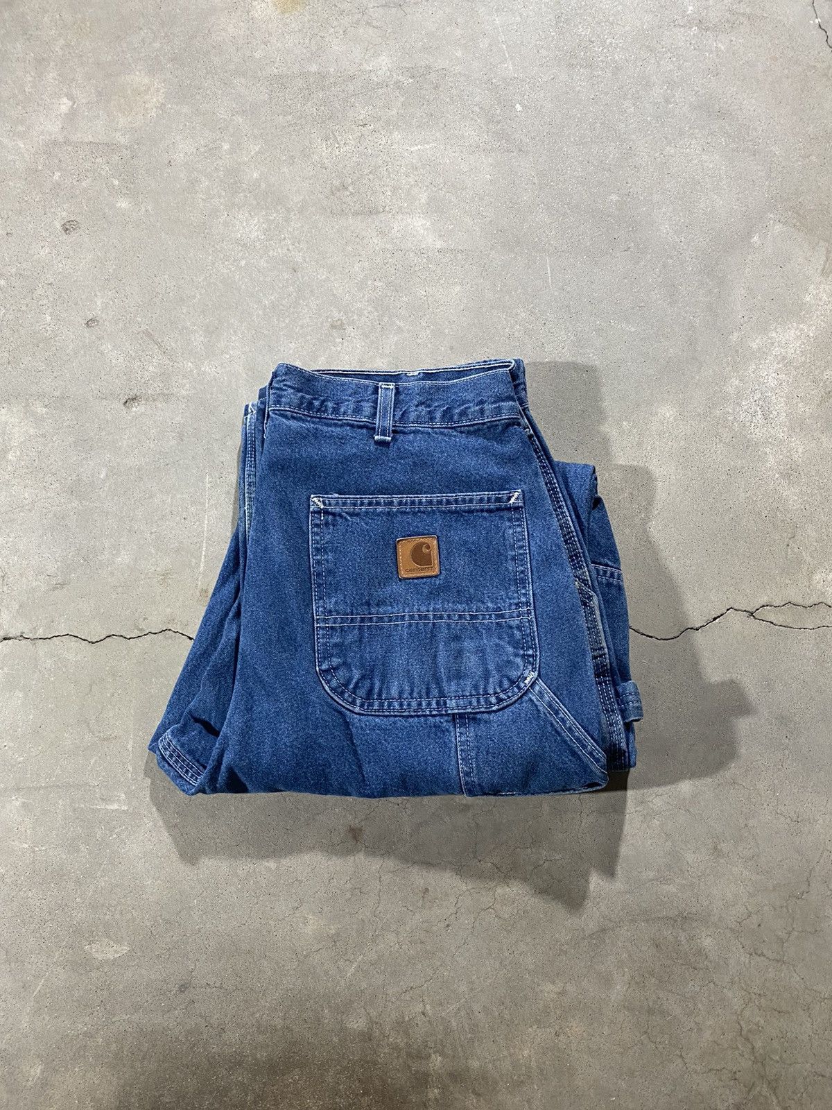 Carhartt × Vintage Vintage Carhartt Carpenter Denim Jeans Size US 32 / EU 48 - 4 Thumbnail