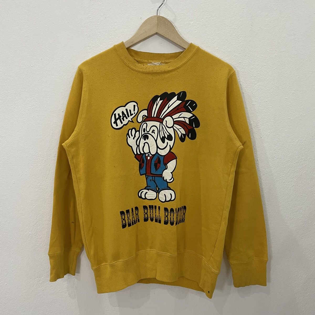 Vintage Bear Bull Bomber Navajo Style Sweatshirts