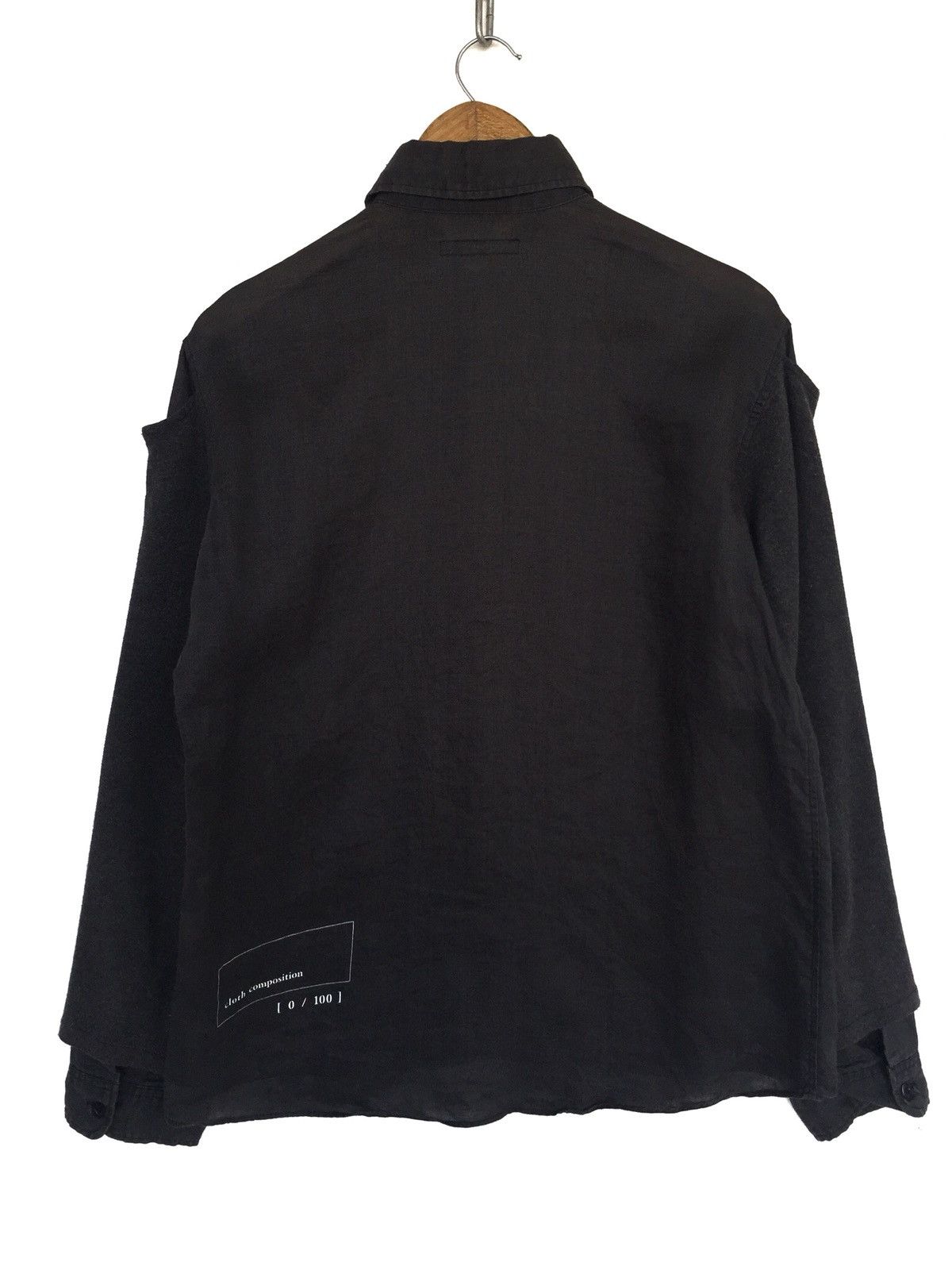 Designer × Japanese Brand Les Vis a Bois 🇯🇵 Hybrid Sleeve Linen Button Shirt Size US M / EU 48-50 / 2 - 5 Thumbnail