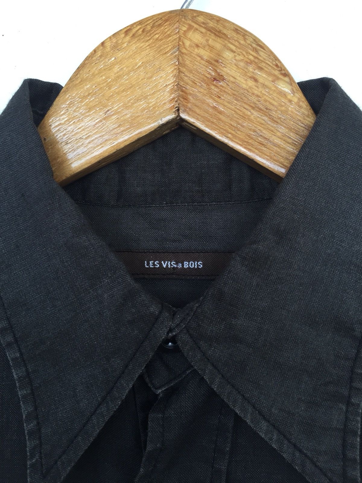 Designer × Japanese Brand Les Vis a Bois 🇯🇵 Hybrid Sleeve Linen Button Shirt Size US M / EU 48-50 / 2 - 7 Thumbnail
